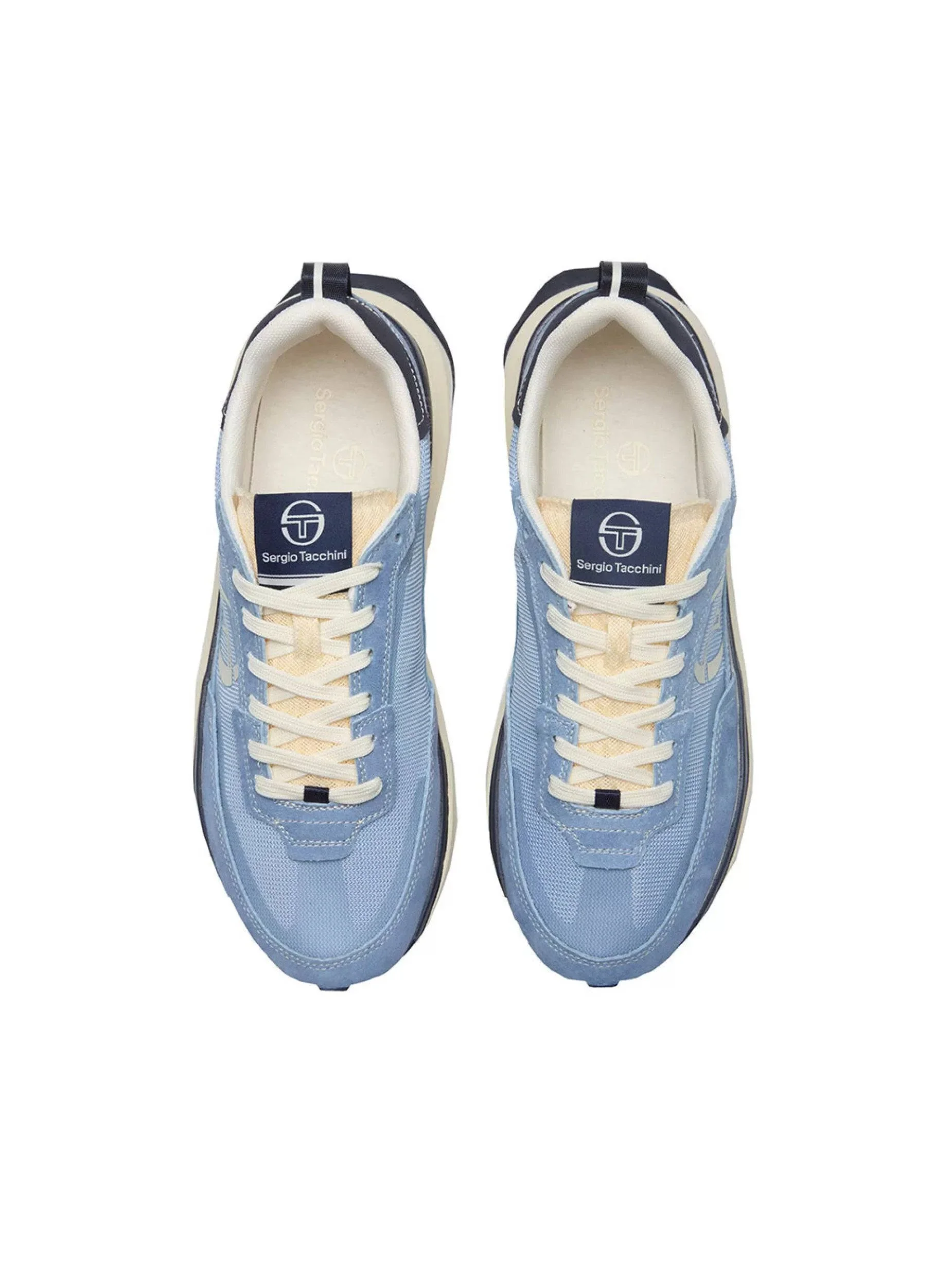 Sergio Tacchini 70's Racer Faded Denim/Tofu/Maritime Blue - Image 5