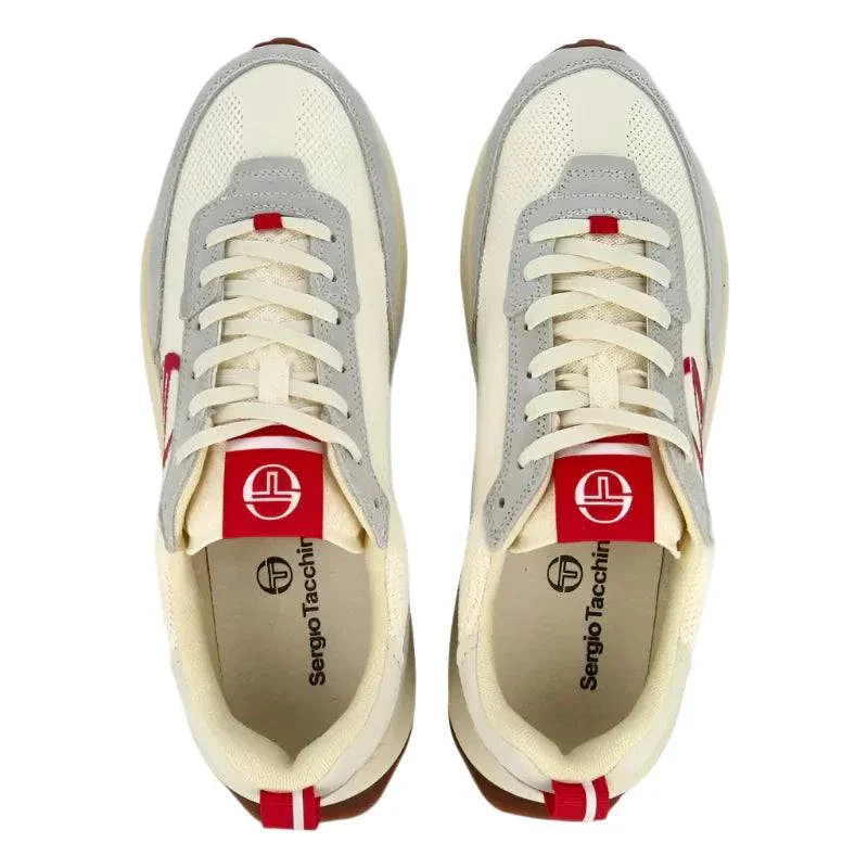 Sergio Tacchini 70's Racer Trainers Oyster Grey - Image 2