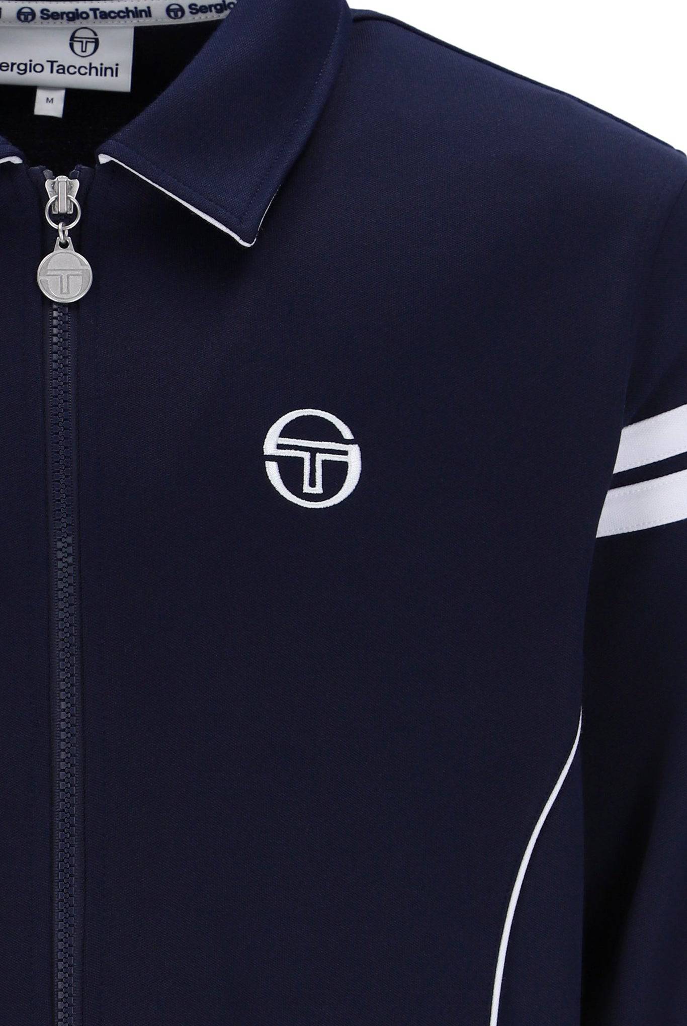 Sergio Tacchini Armando Track Top in Maritime Blue - Image 3