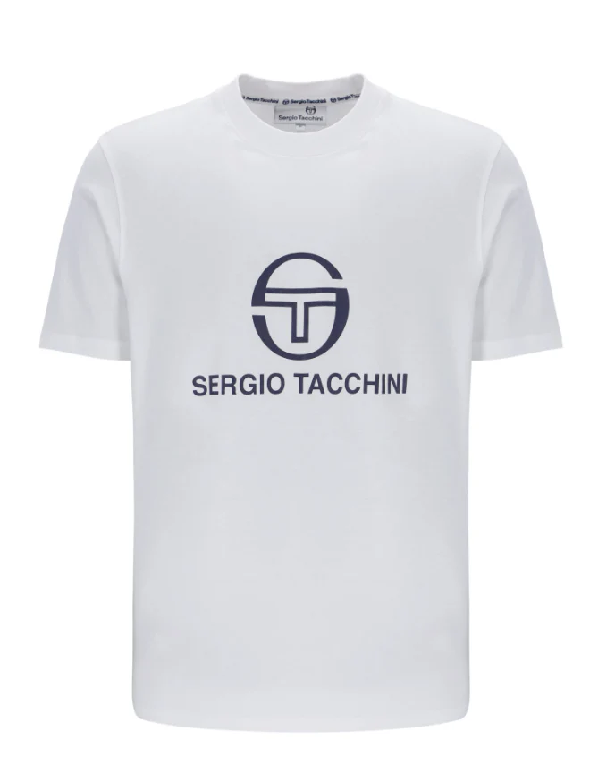 Sergio Tacchini Bari T-shirt White/Maritime Blue