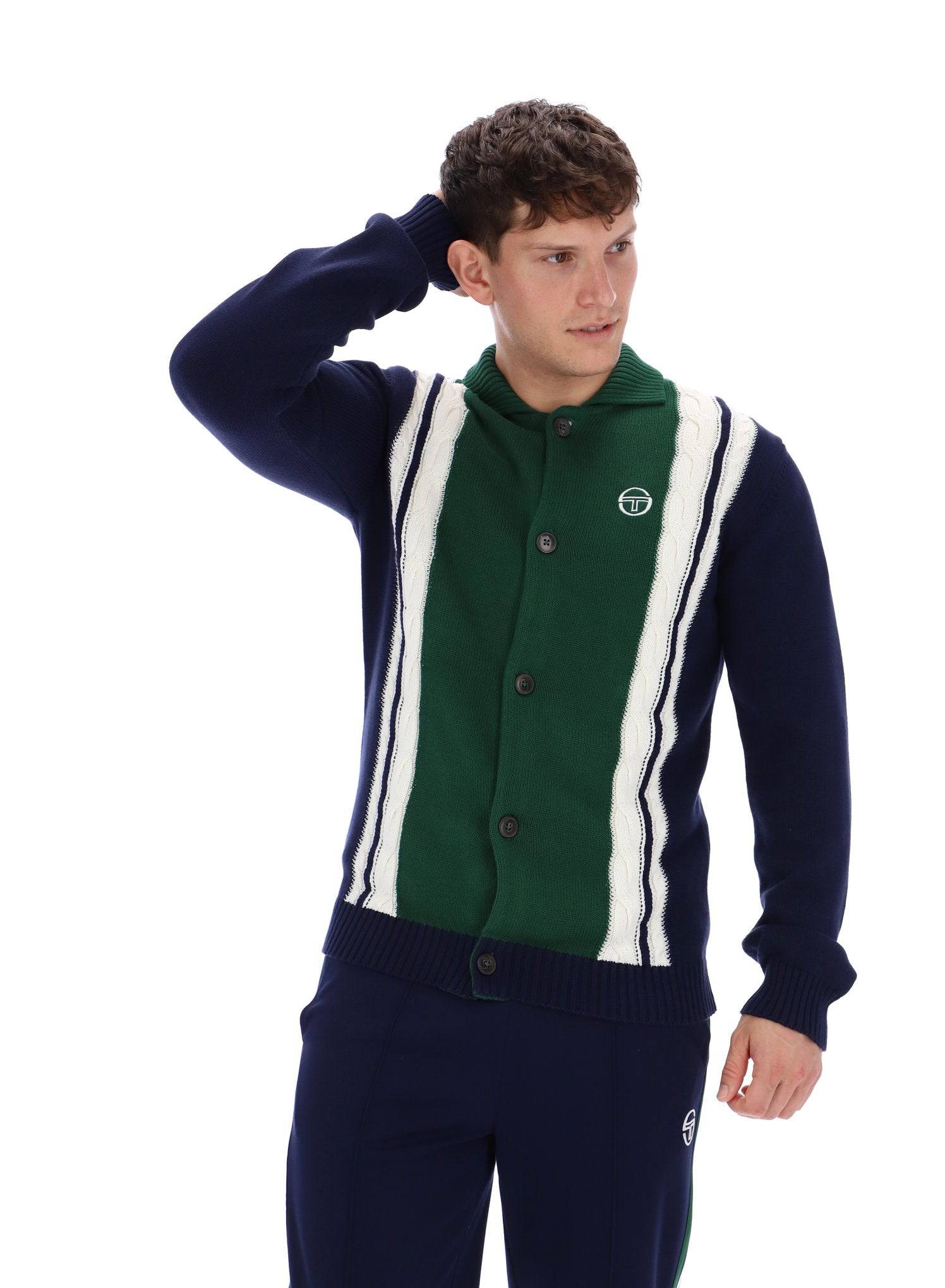Sergio Tacchini Bruni Knit Maritime Blue/Gardenia/Eden