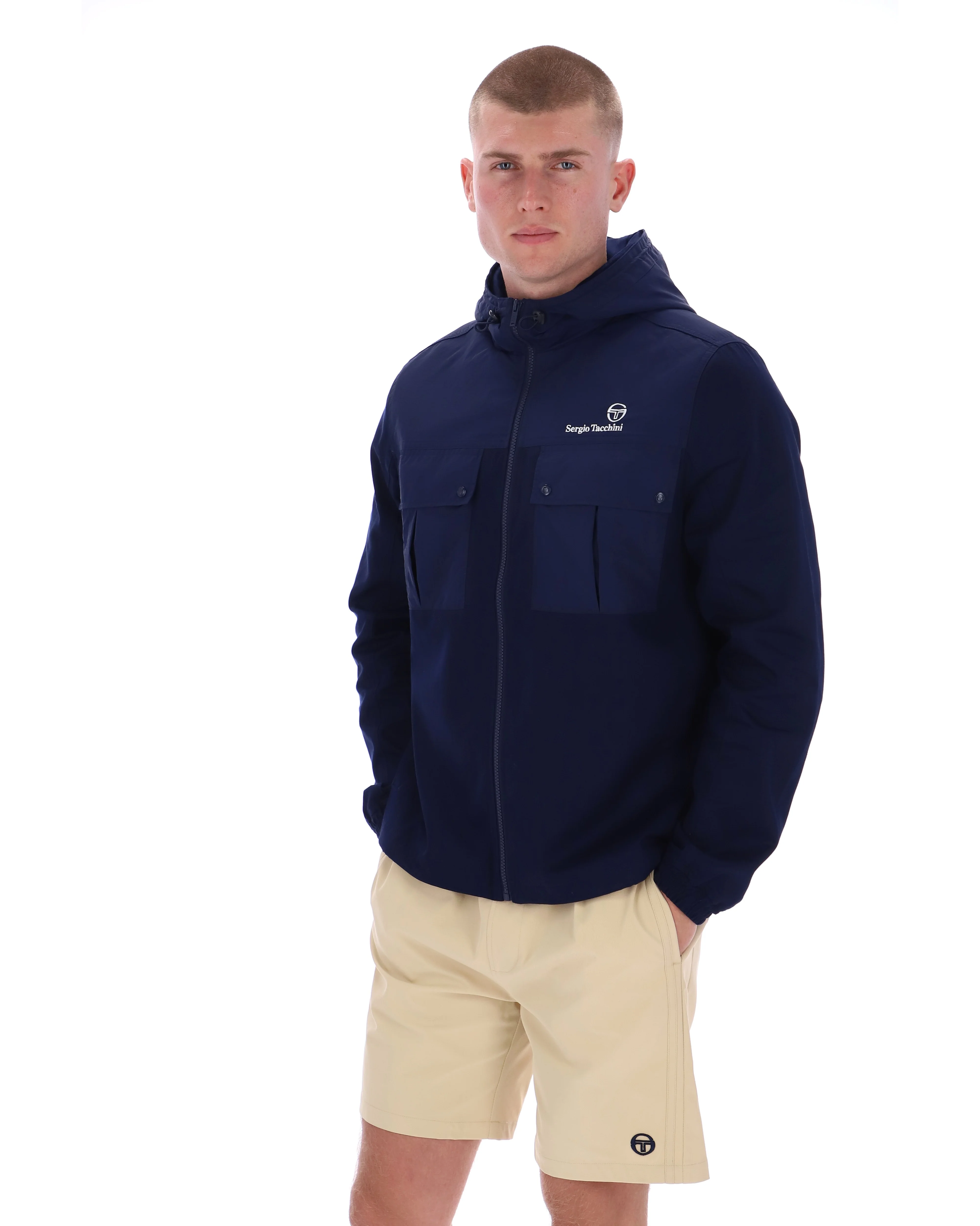 Sergio Tacchini Calisti Jacket in Navy - Image 2