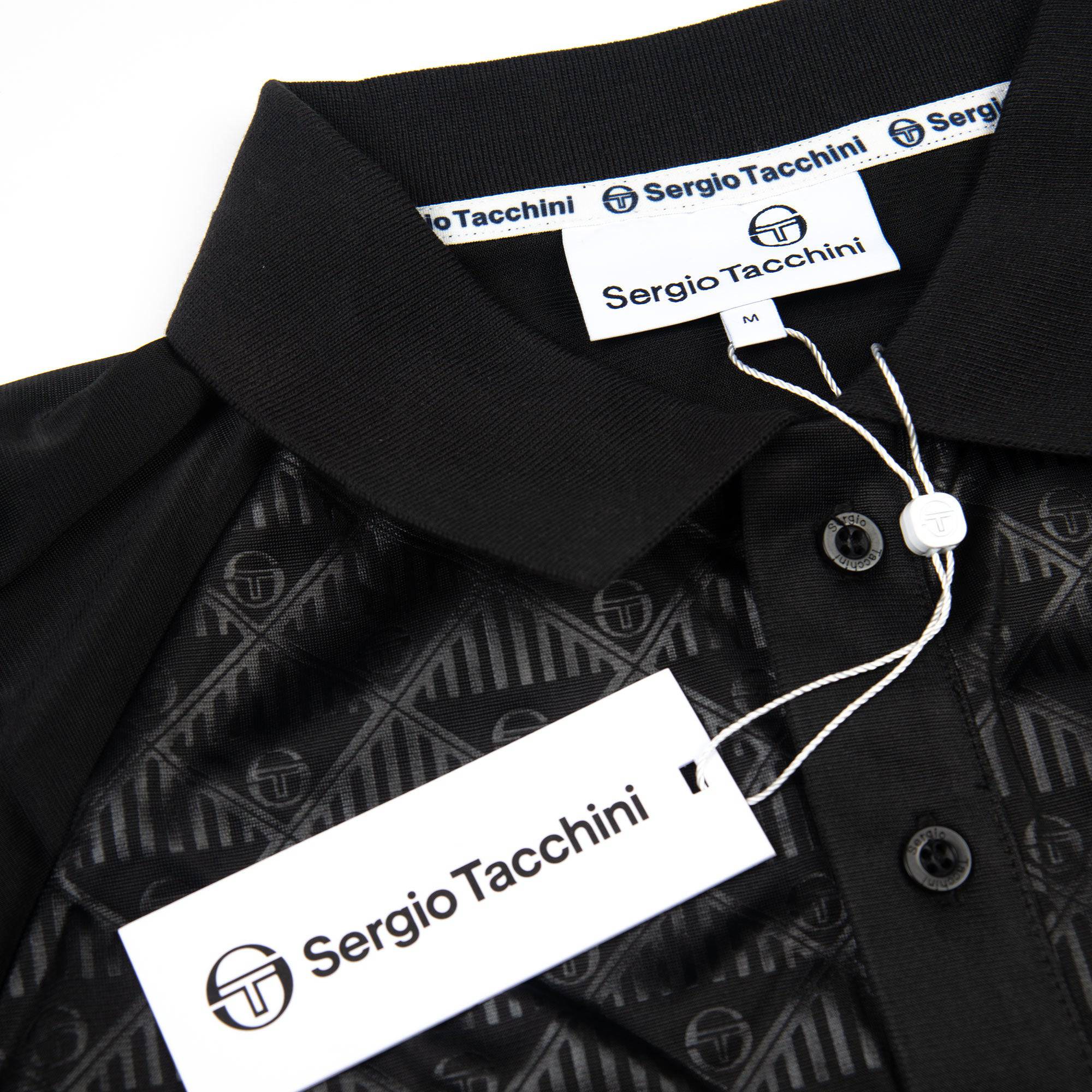 Sergio Tacchini Cambio Mono Polo in Black - Image 2