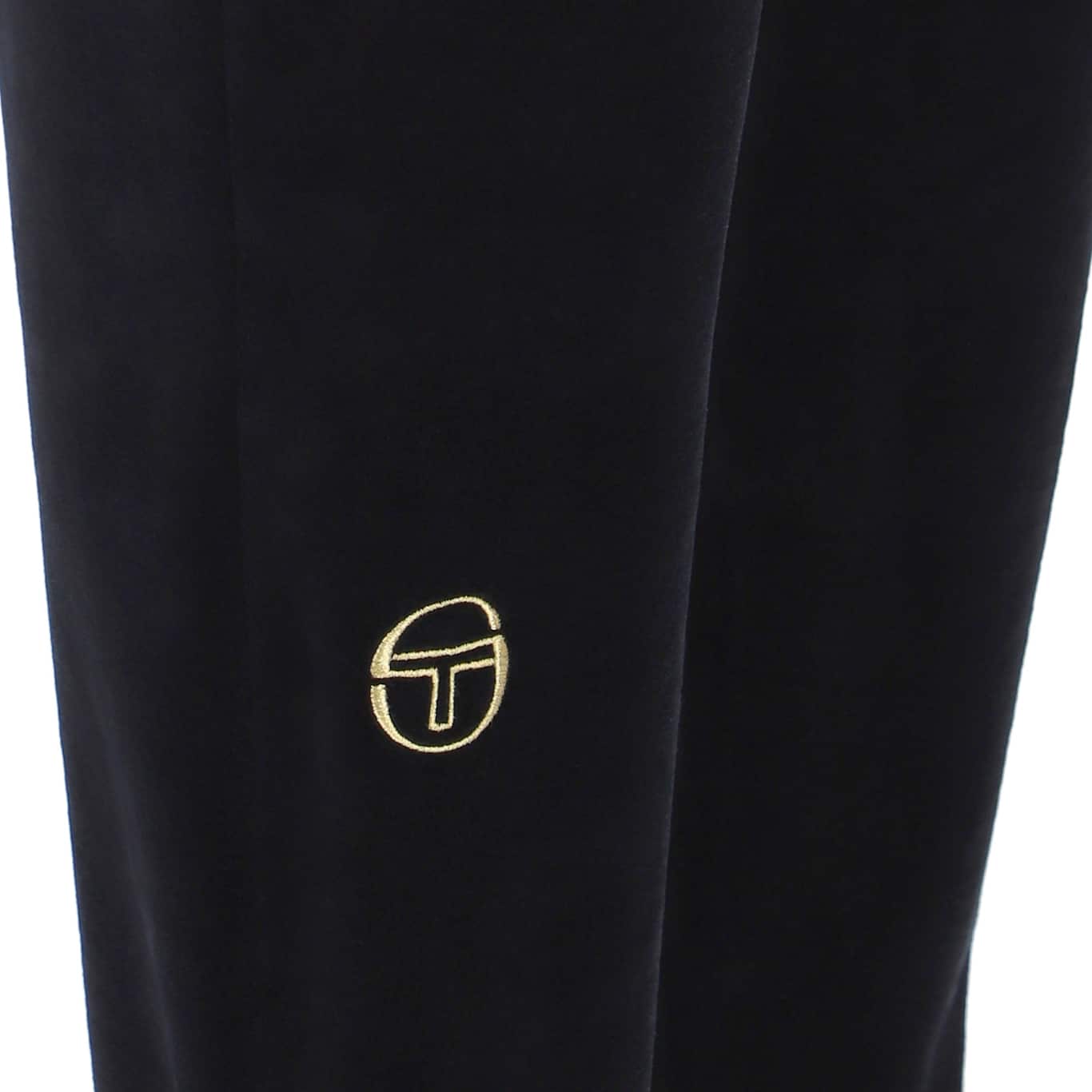 Sergio Tacchini Court Velour Track Pant in Black - Image 2