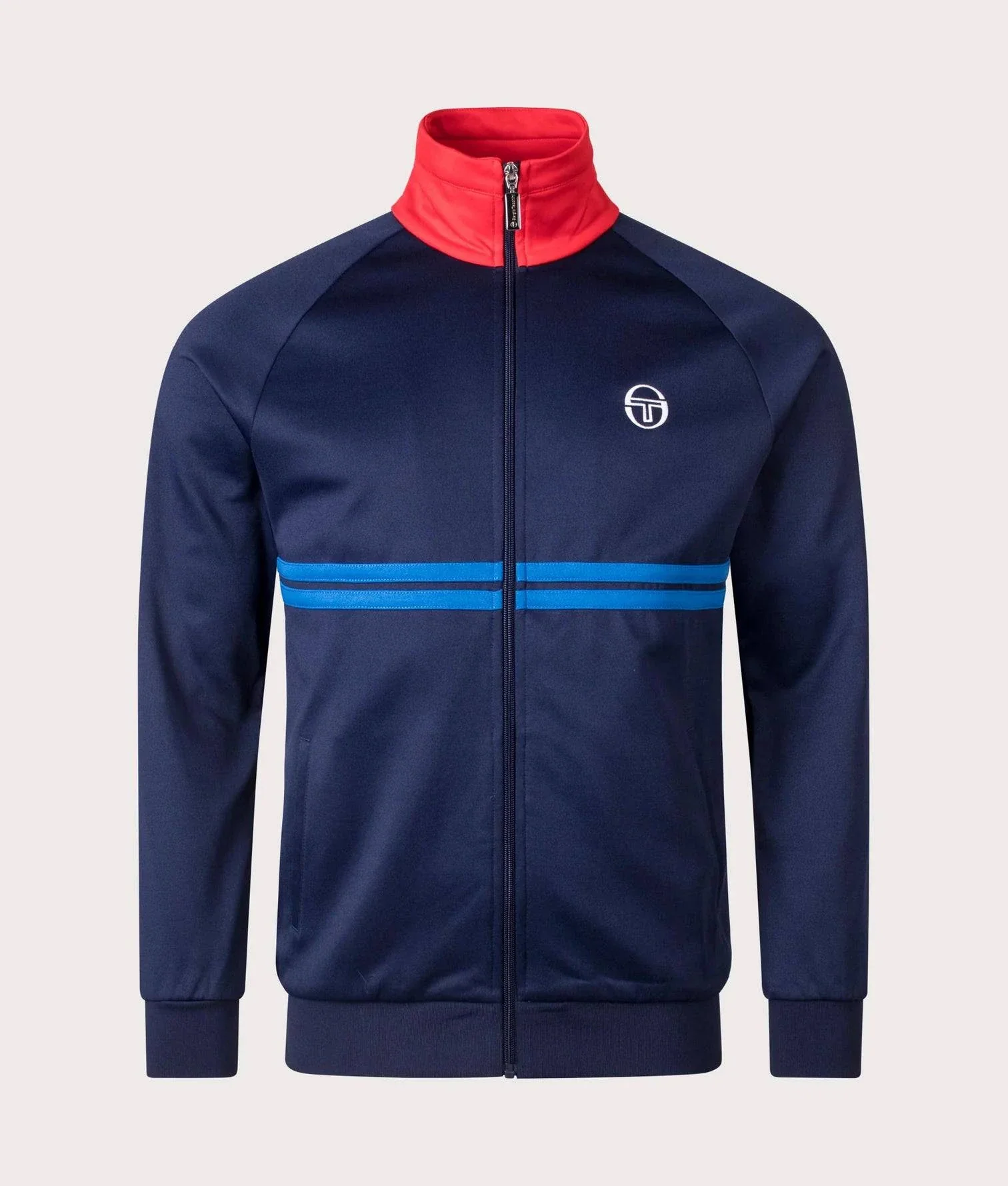 Sergio Tacchini Dallas Track Top Maritime Blue/Adrenaline Rush/Nautical Blue