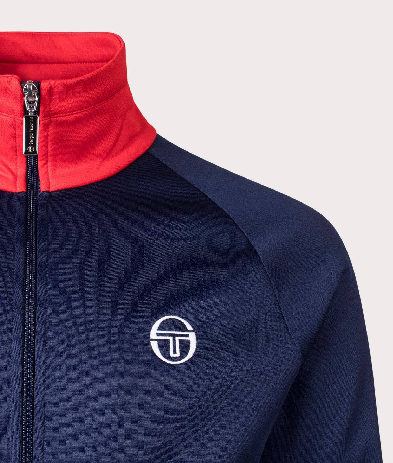 Sergio Tacchini Dallas Track Top Maritime Blue/Adrenaline Rush/Nautical Blue - Image 2
