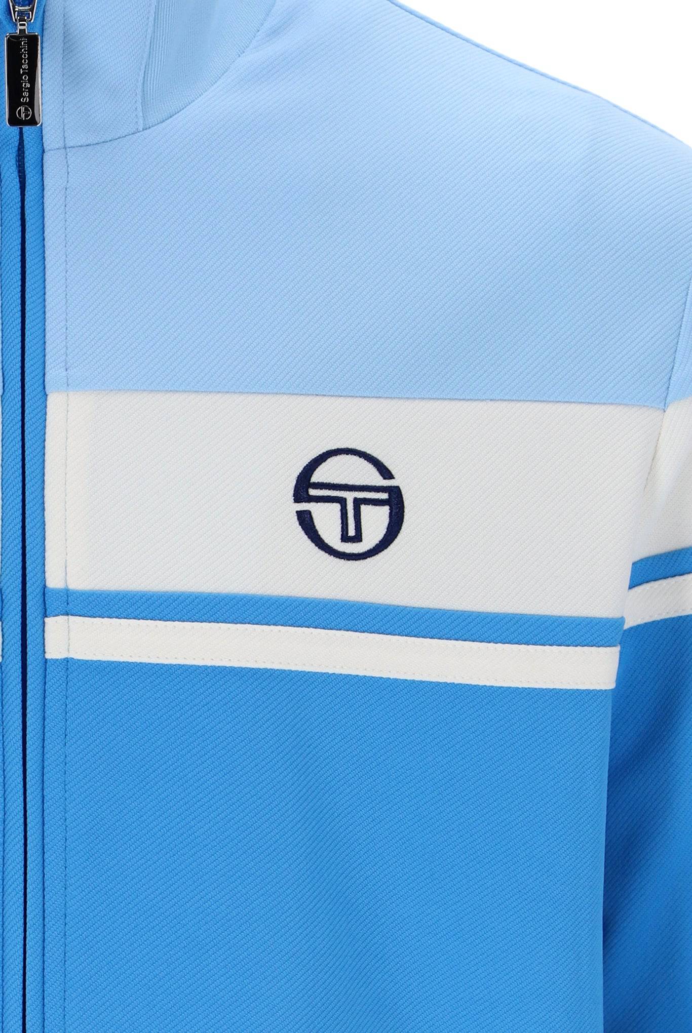 Sergio Tacchini Damarindo Track Top Azure Blue/White - Image 5