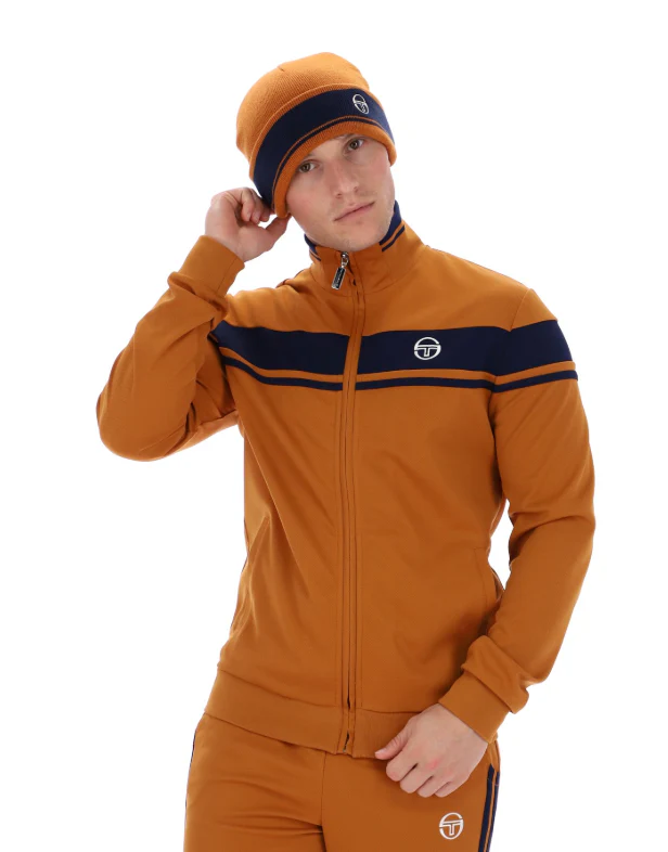 Sergio Tacchini Damarindo Track Top Pumpkin Spice/Navy