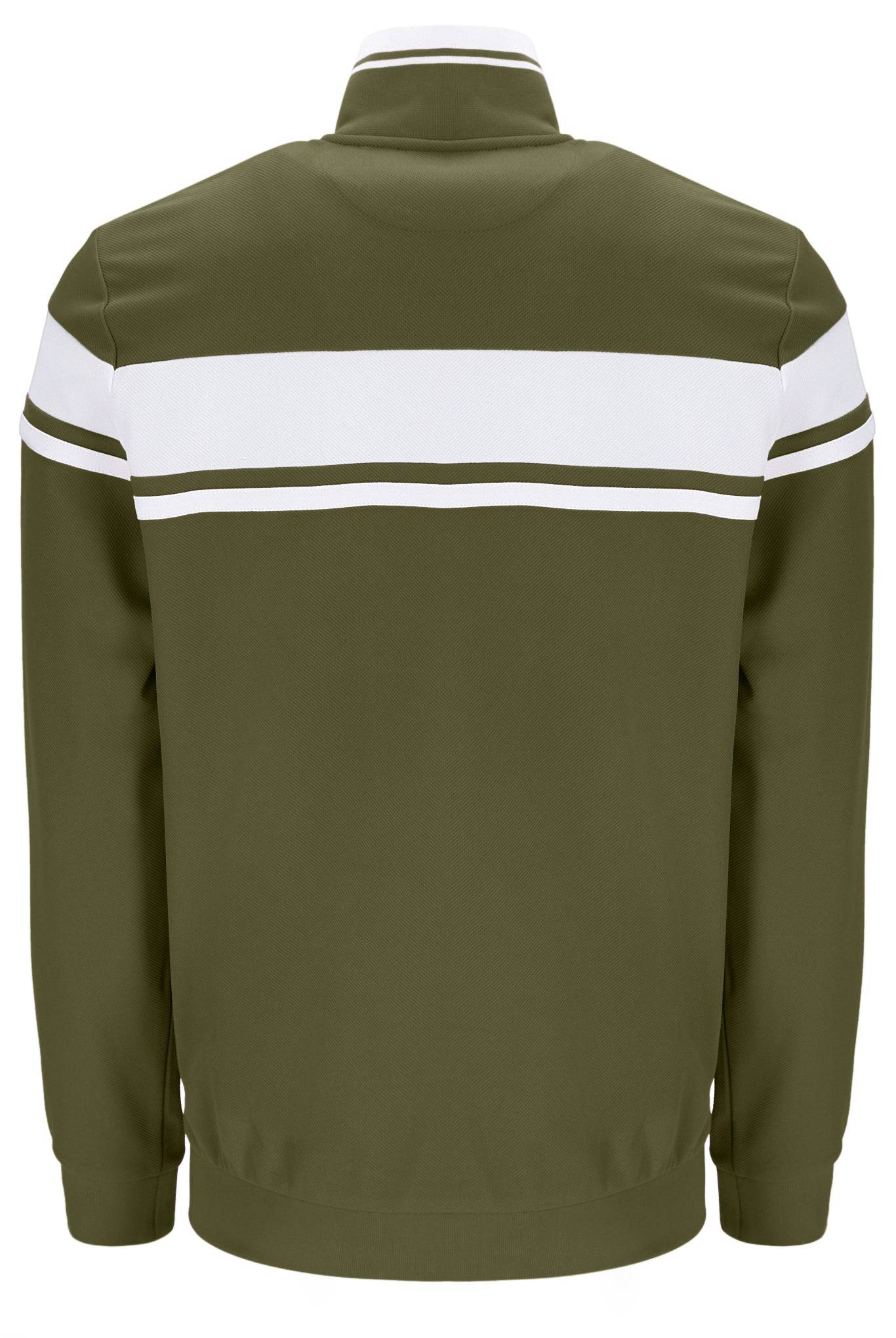Sergio Tacchini Damarindo Track Top Sphagnum/Gardenia - Image 2