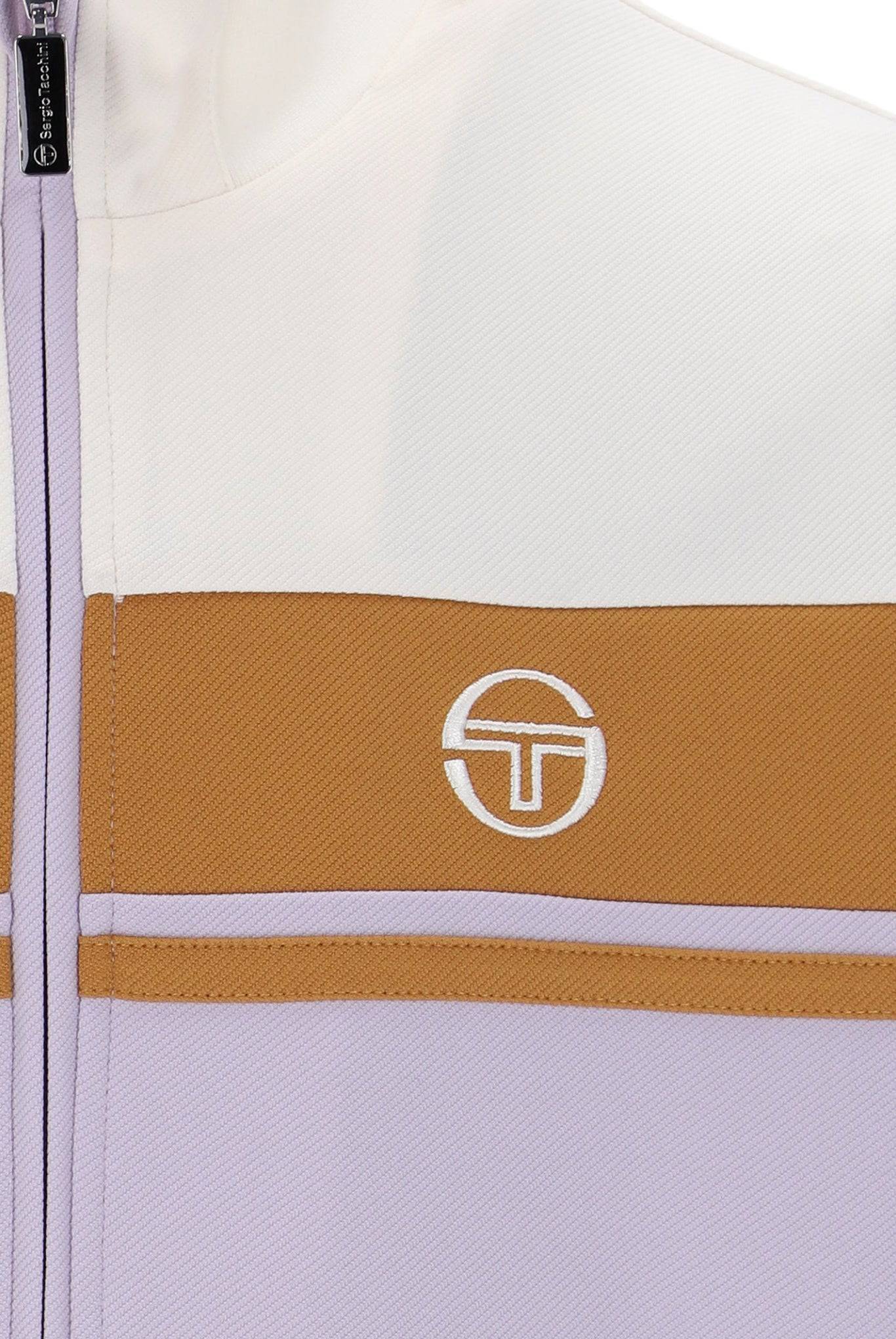 Sergio Tacchini Damarindo Track Top Thistle/Biscuit - Image 2