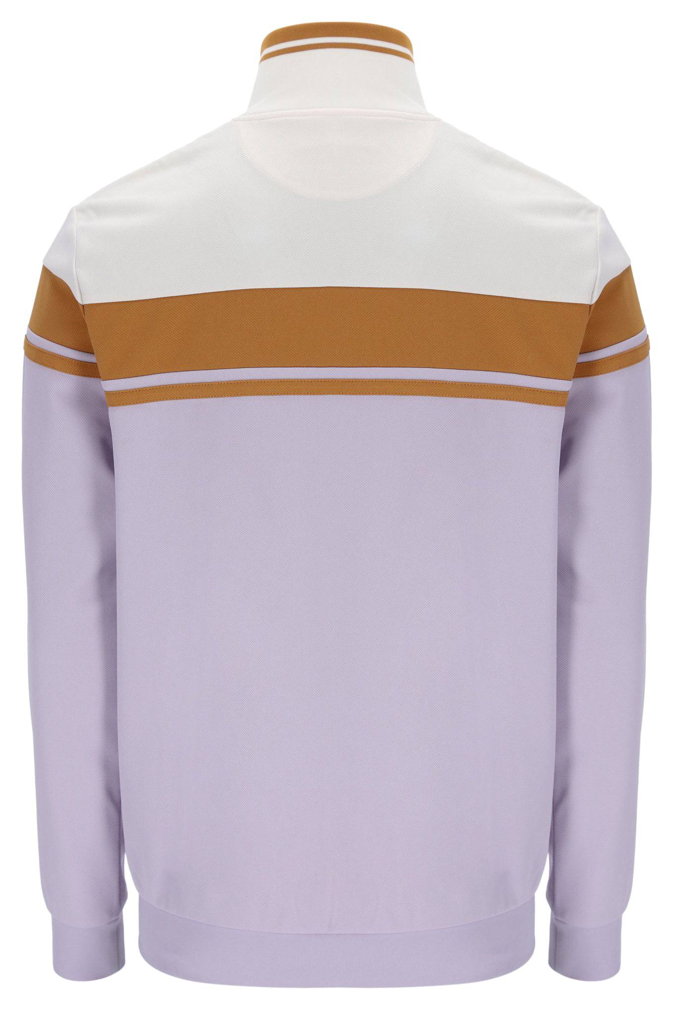 Sergio Tacchini Damarindo Track Top Thistle/Biscuit - Image 4