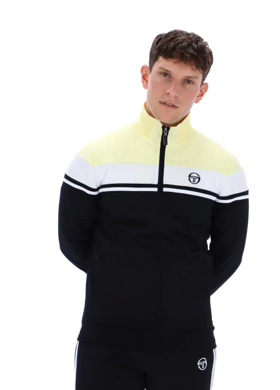 Sergio Tacchini Damarindo Track Top Wax Yellow/White/Black