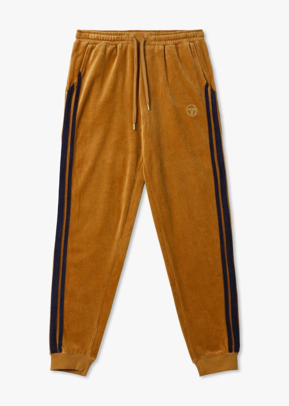 Sergio Tacchini Damarindo Velour Full Tracksuit Almond - Image 3