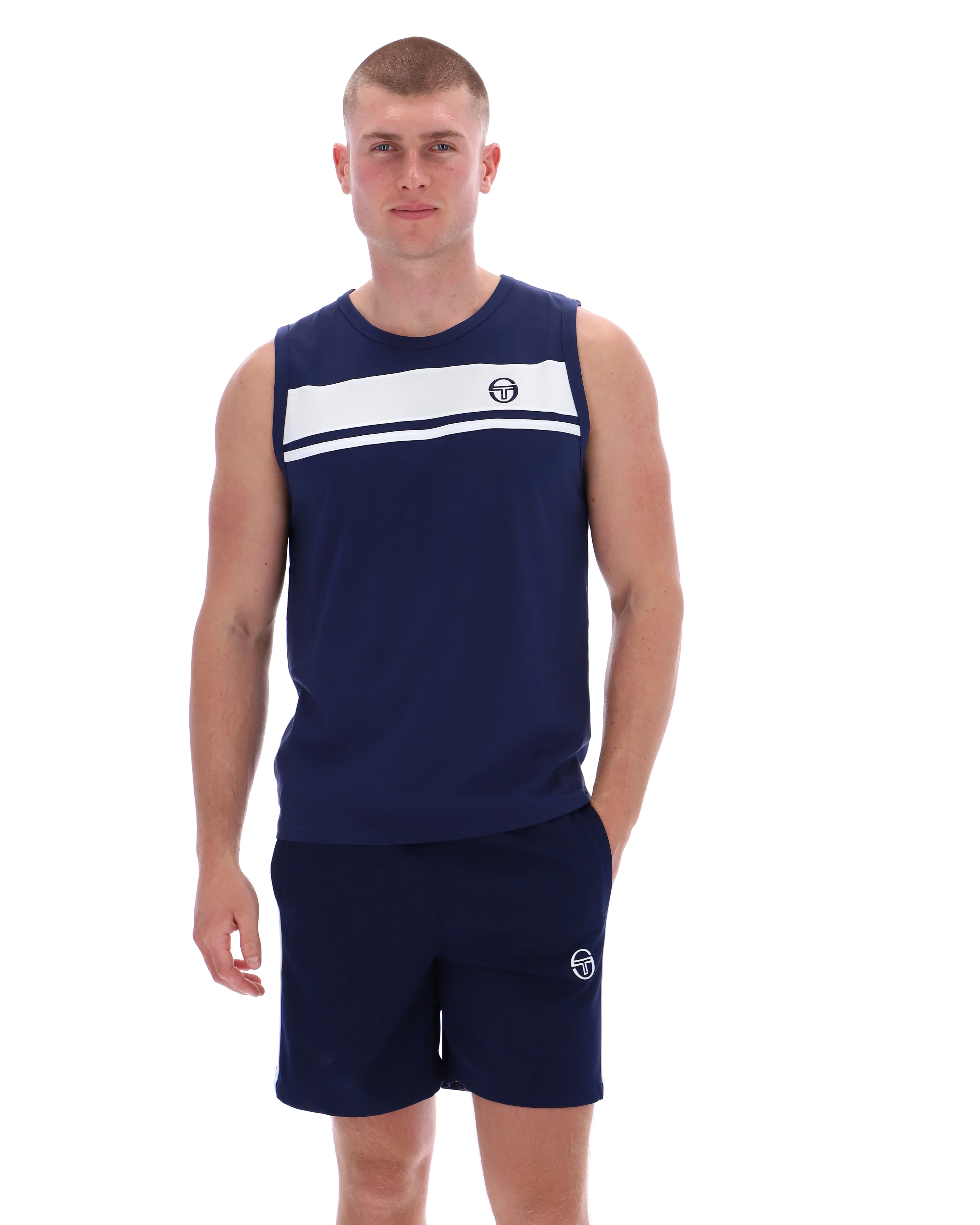 Sergio Tacchini Damarindo Vest Navy/White