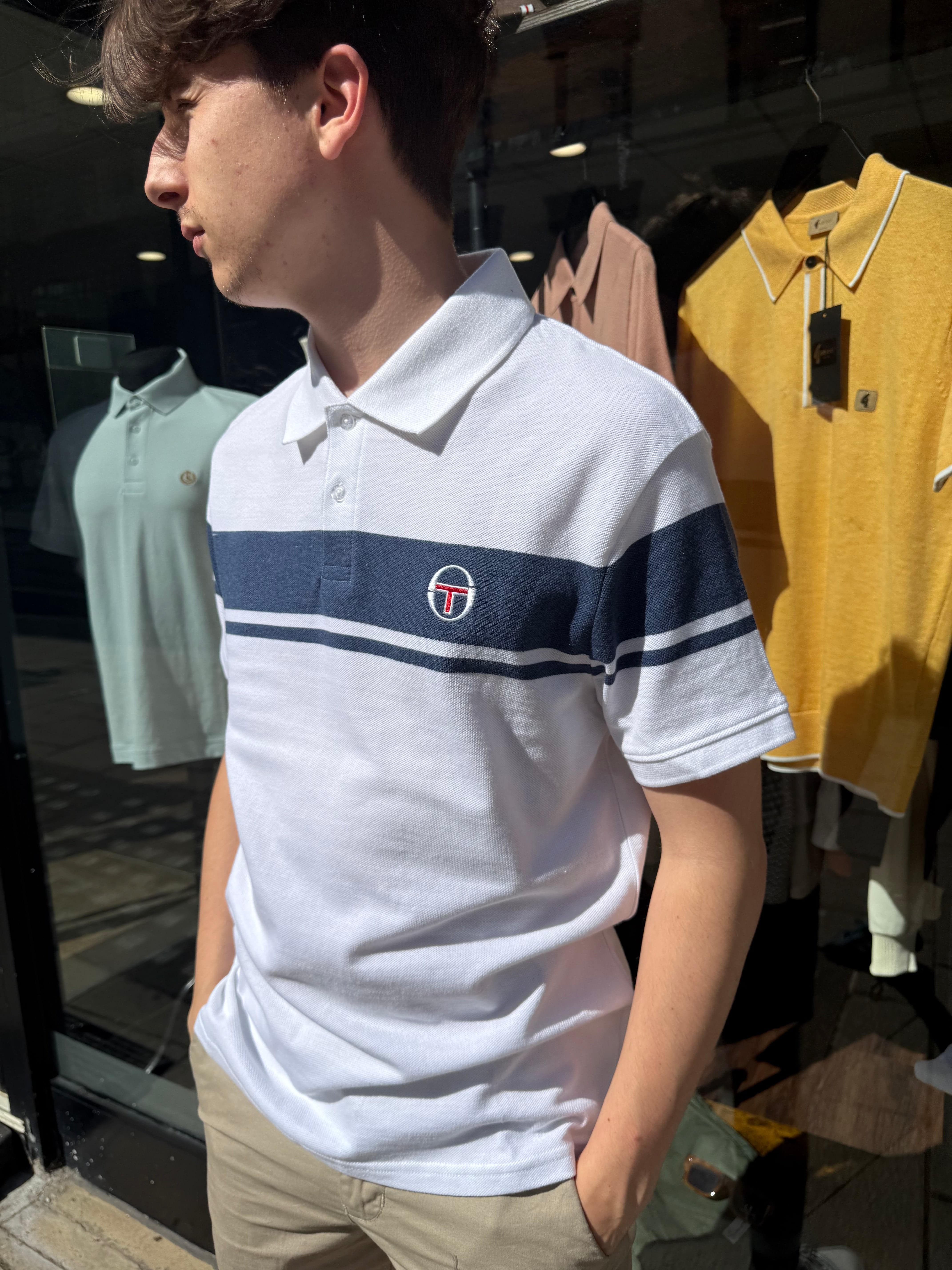 Sergio Tacchini DM Young Line Polo Shirt White - Image 2