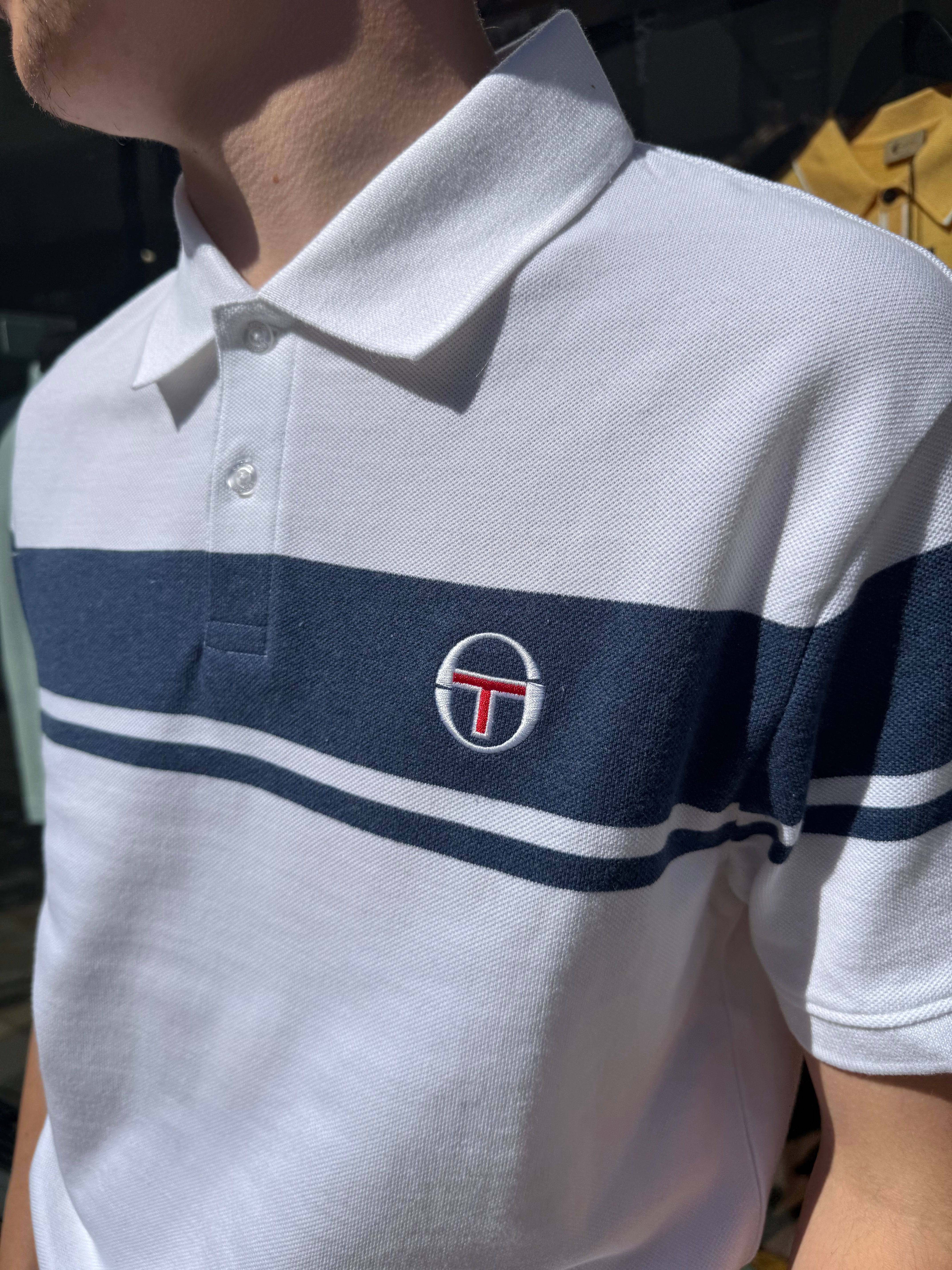 Sergio Tacchini DM Young Line Polo Shirt White - Image 3