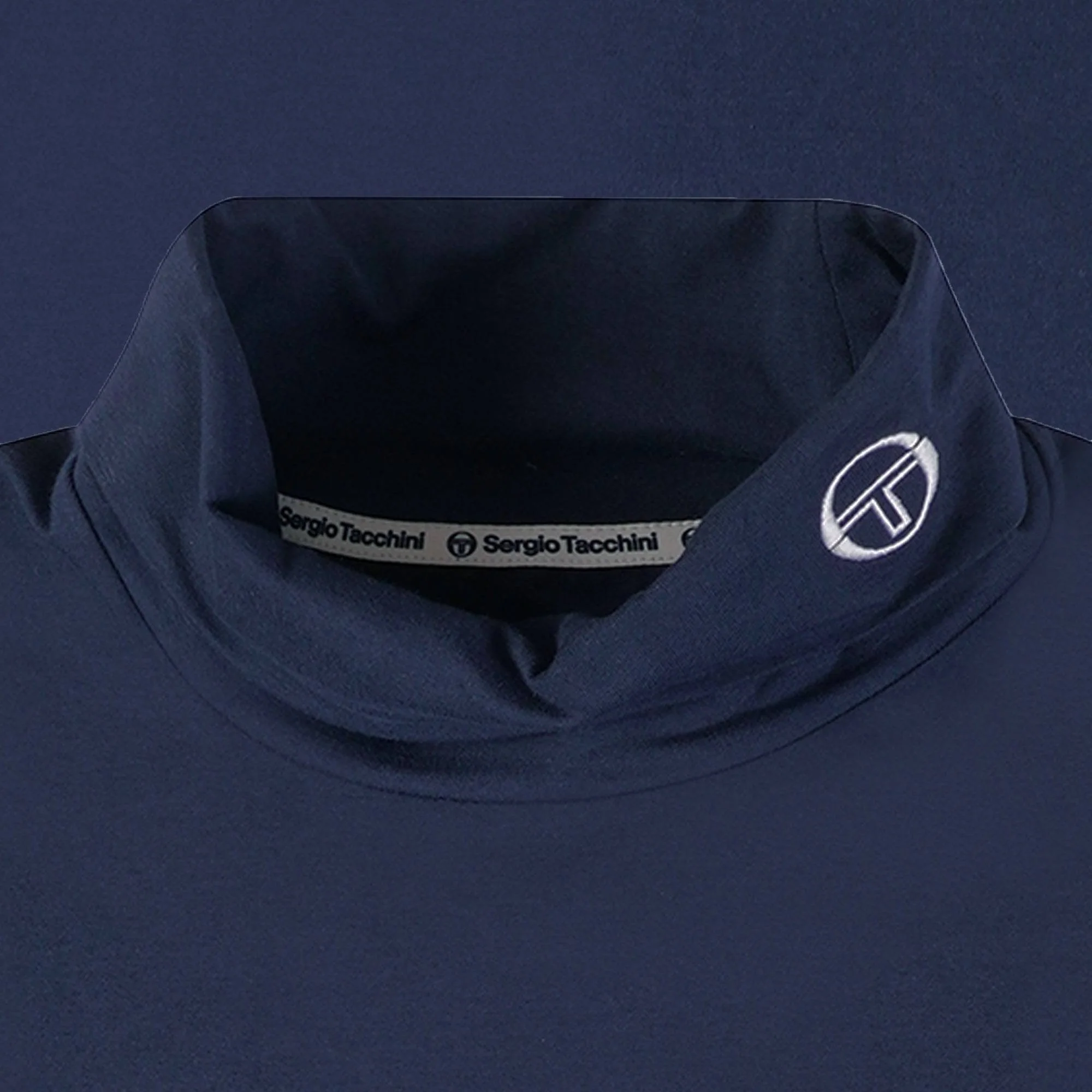 Sergio Tacchini Edward Roll Neck Martime Blue - Image 2