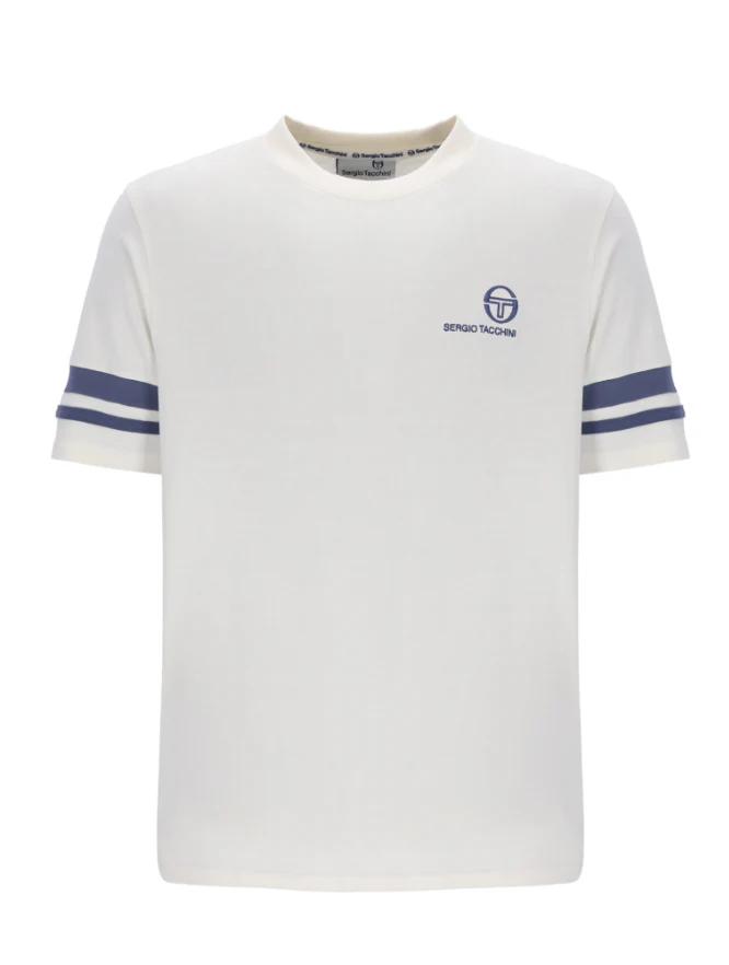 Sergio Tacchini Frankie T-shirt Gardenia/Vintage Indigo