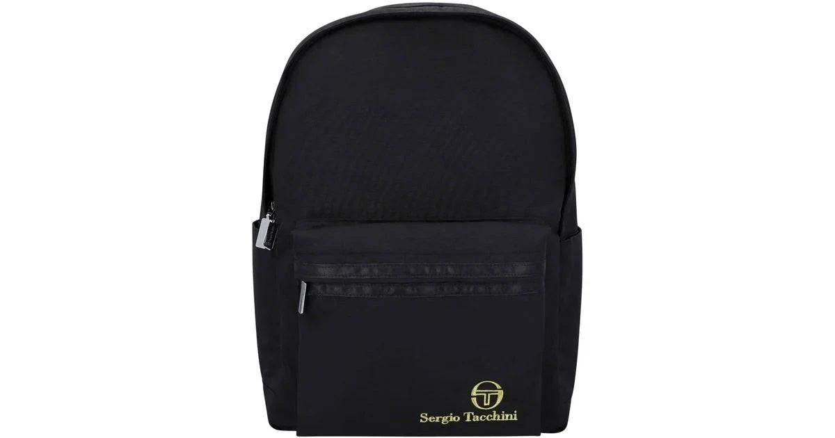 Sergio Tacchini Geo Backpack Black