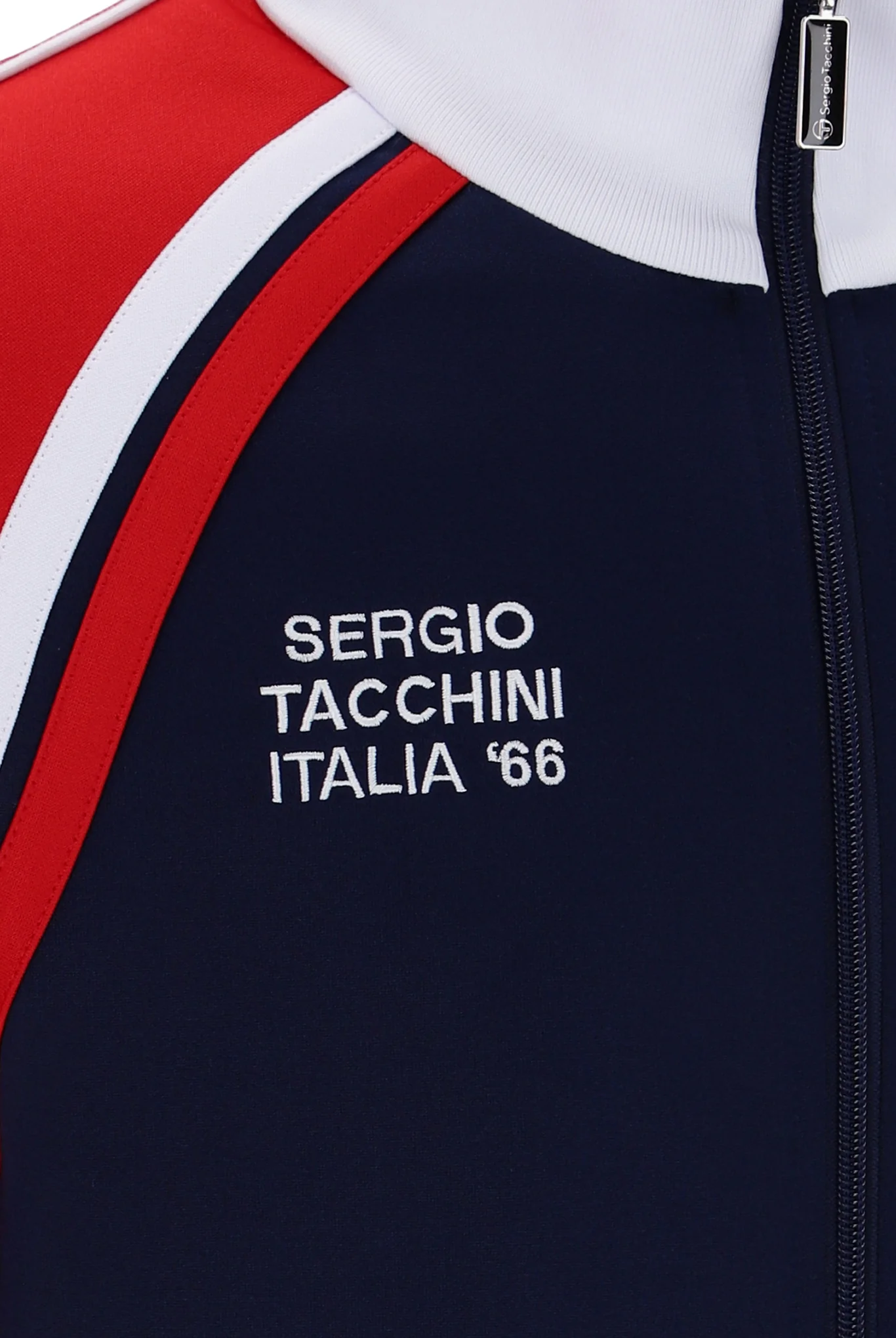 Sergio Tacchini Ghibli Davis Track Top Maritime Blue/Adrenaline Rush/White - Image 5