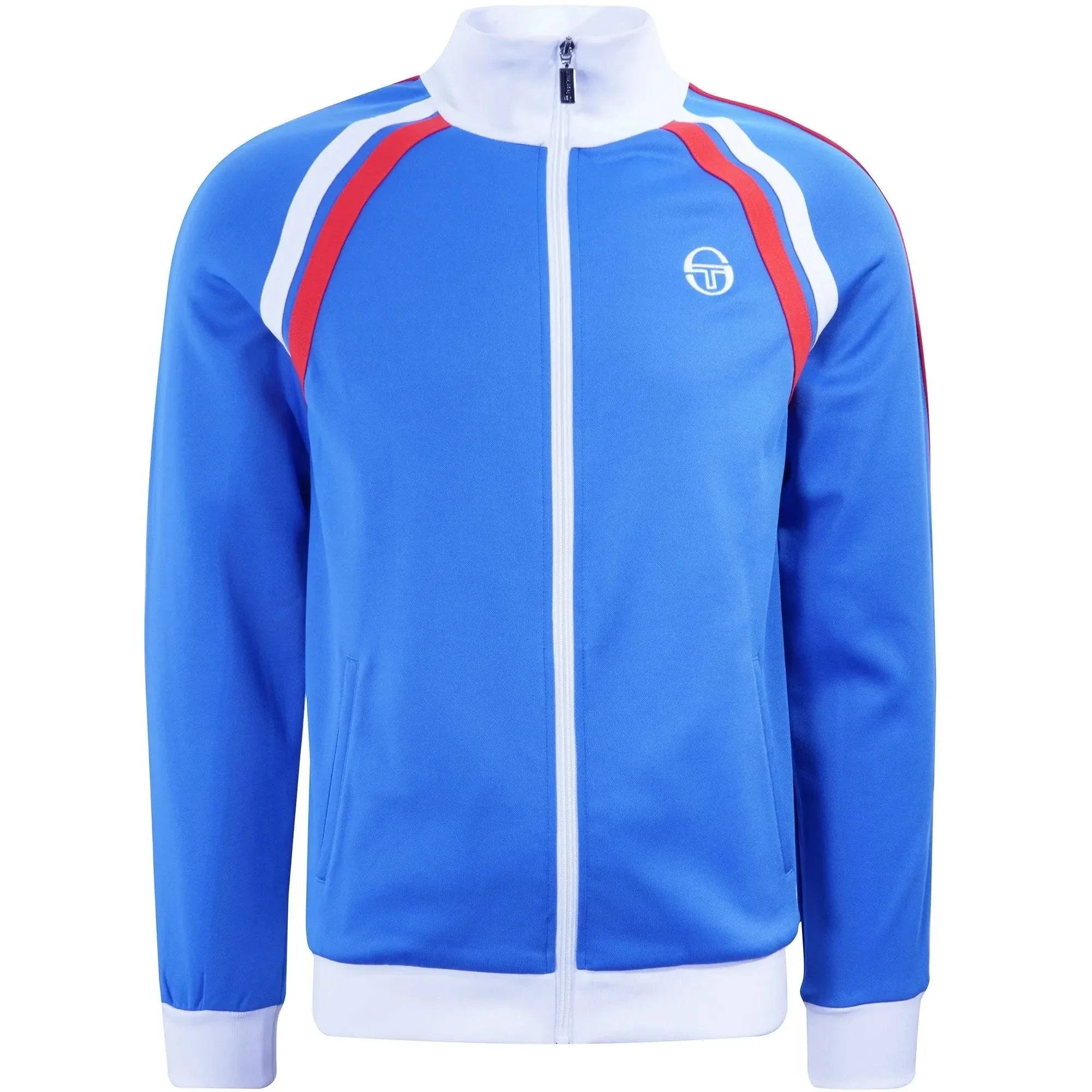 Sergio Tacchini Ghibli Track Top In Palace Blue/red/white