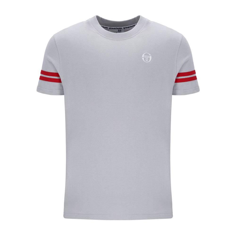 Sergio Tacchini Grello Crew Neck T-Shirt In High Rise/ Adrenaline Rush