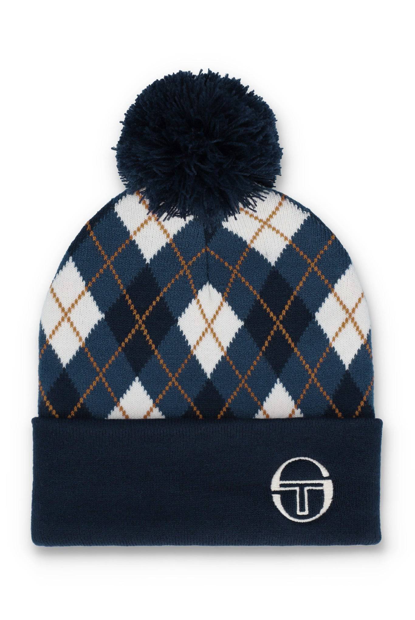 Sergio Tacchini Hamilton Beanie Hat Navy