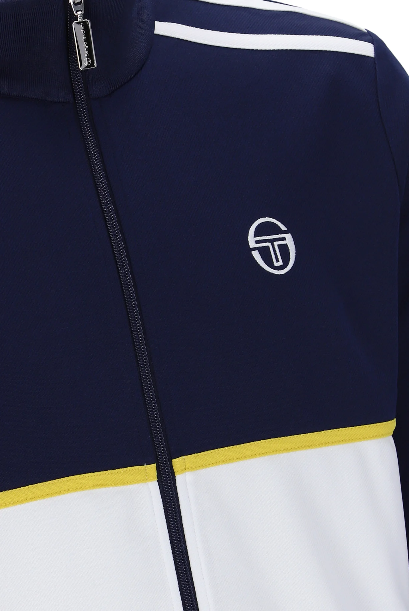 Sergio Tacchini Locchi Track Top Maritime Blue/White/Mango Mint - Image 3
