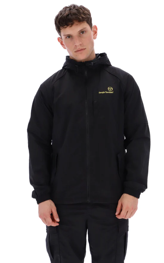 Sergio Tacchini Maldini Hooded Jacket Black