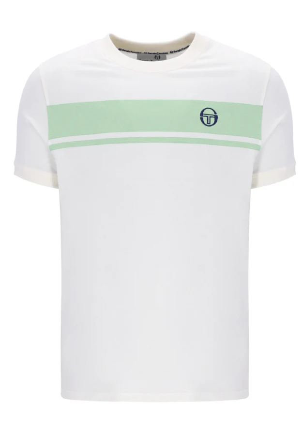 Sergio Tacchini Master T-Shirt Gardenia/Quiet Green