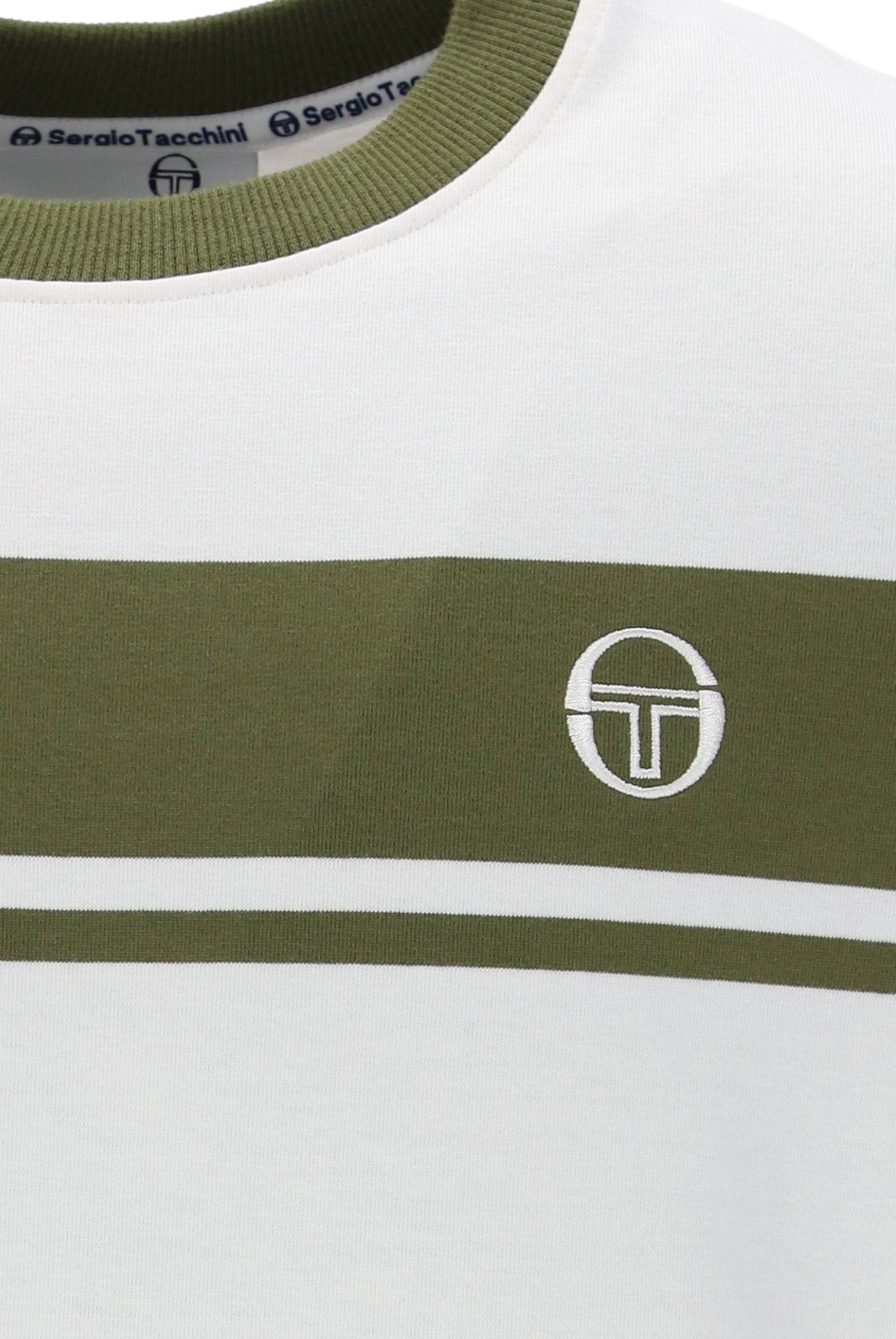 Sergio Tacchini Master T-Shirt Gardenia/Sphagnum - Image 3