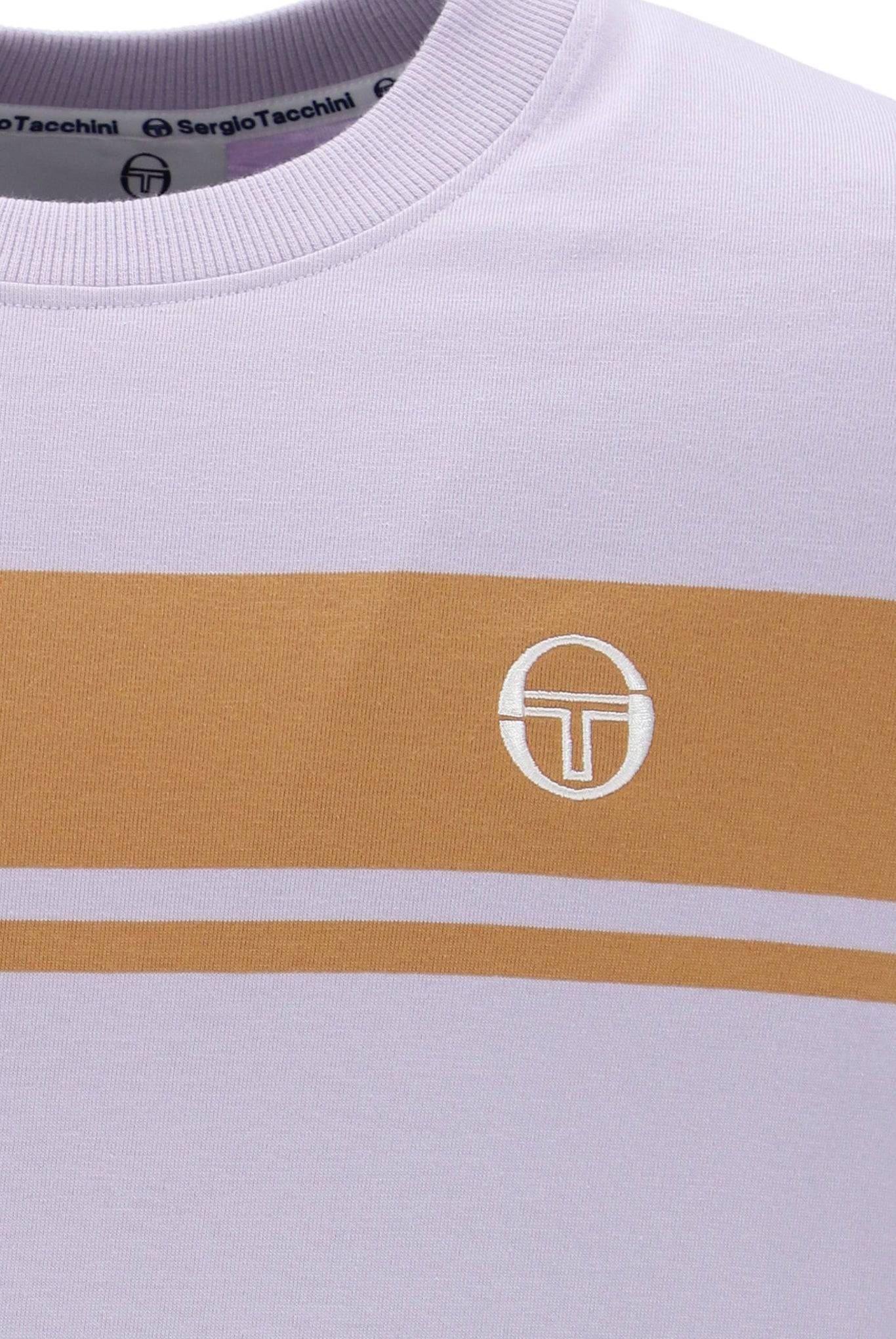 Sergio Tacchini Master T-Shirt in Thistle/Biscuit - Image 4