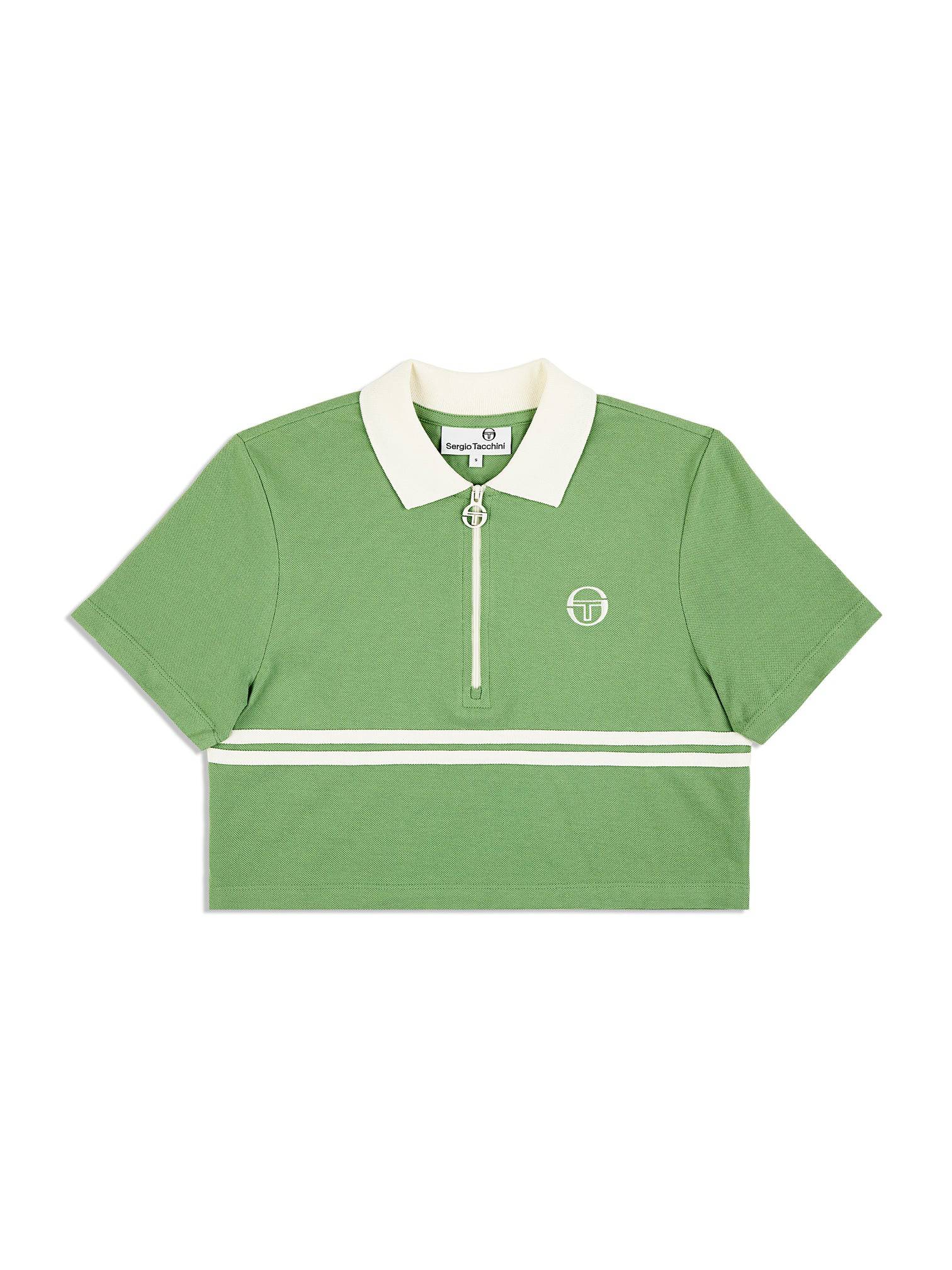 Sergio Tacchini Miss Supermac Polo Shirt Jade Green - Image 2