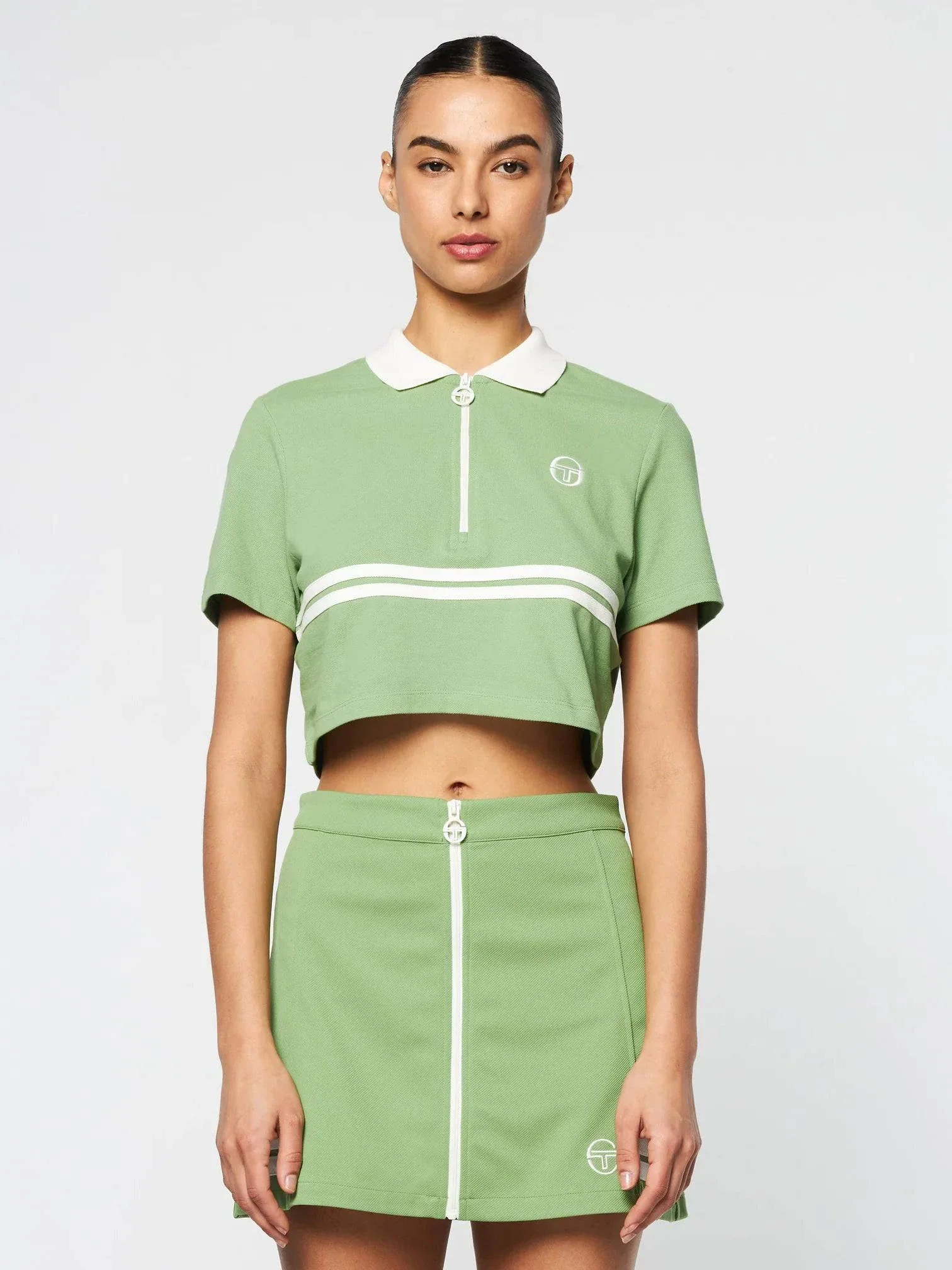 Sergio Tacchini Miss Supermac Polo Shirt Jade Green - Image 3