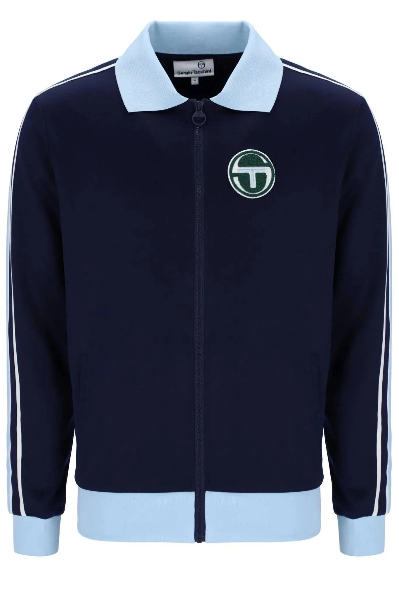 Sergio Tacchini Monte Track Top In Maritime Blue