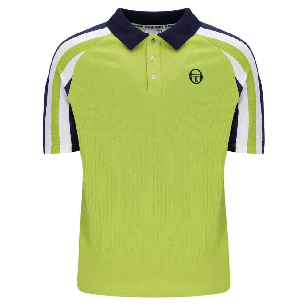 Sergio Tacchini New Blow Polo Dark Citron/Maritime Blue/Gardenia