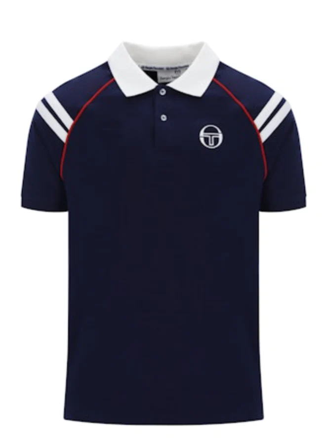 Sergio Tacchini New Cortona Polo Shirt Navy/White