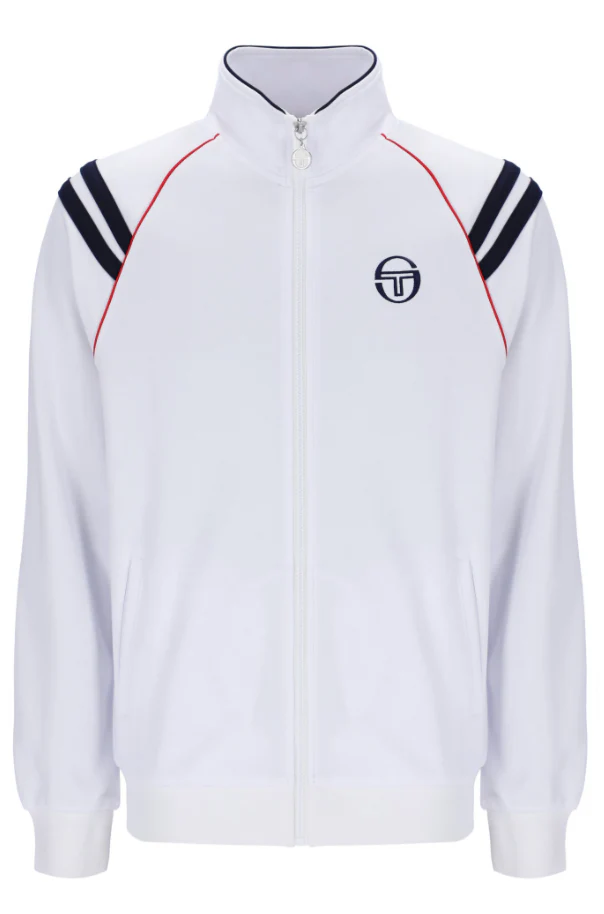 Sergio Tacchini New Cortona Track Top White/Navy