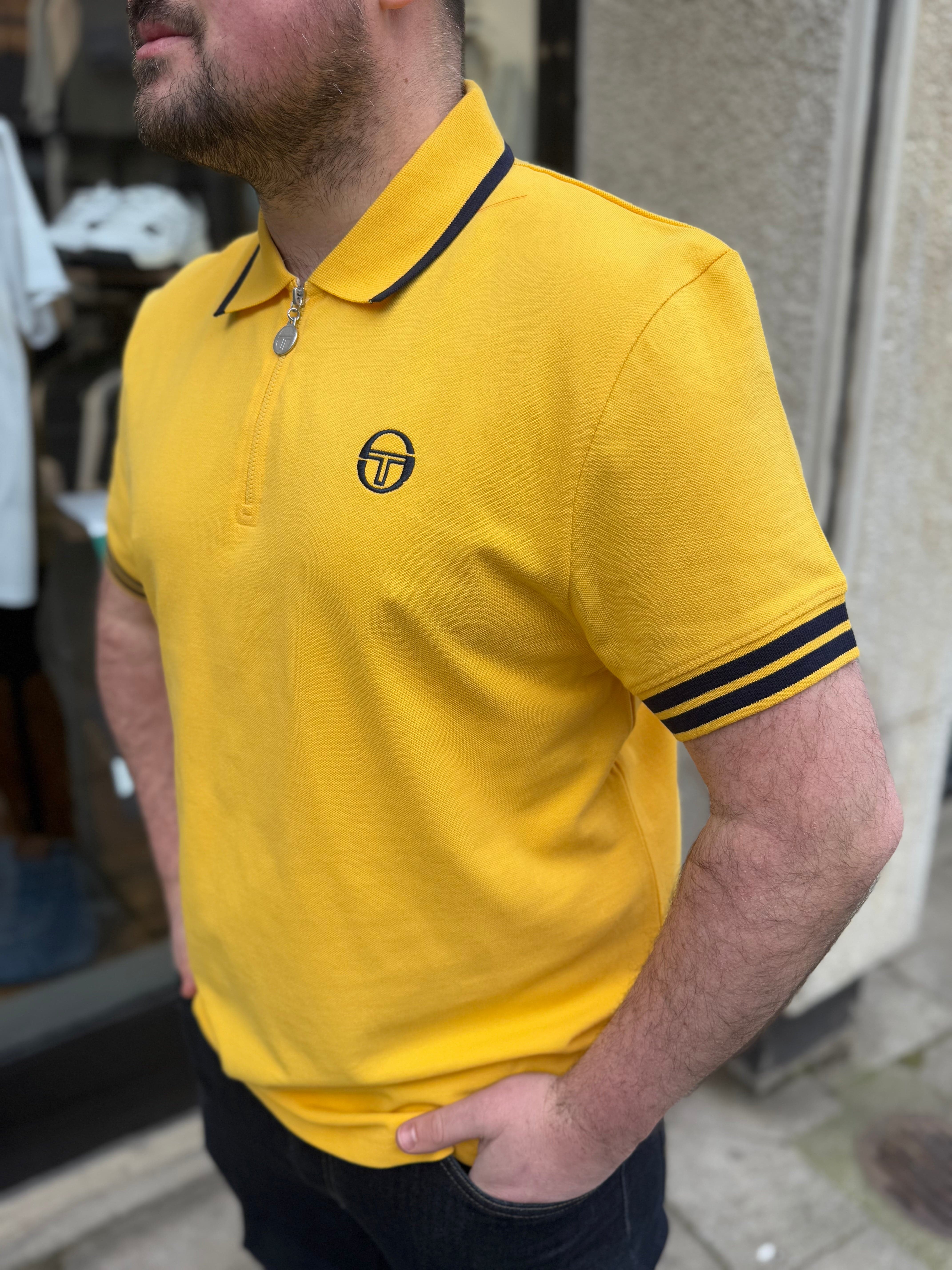 Sergio Tacchini New Iceberg Polo Shirt Daffodil - Image 2