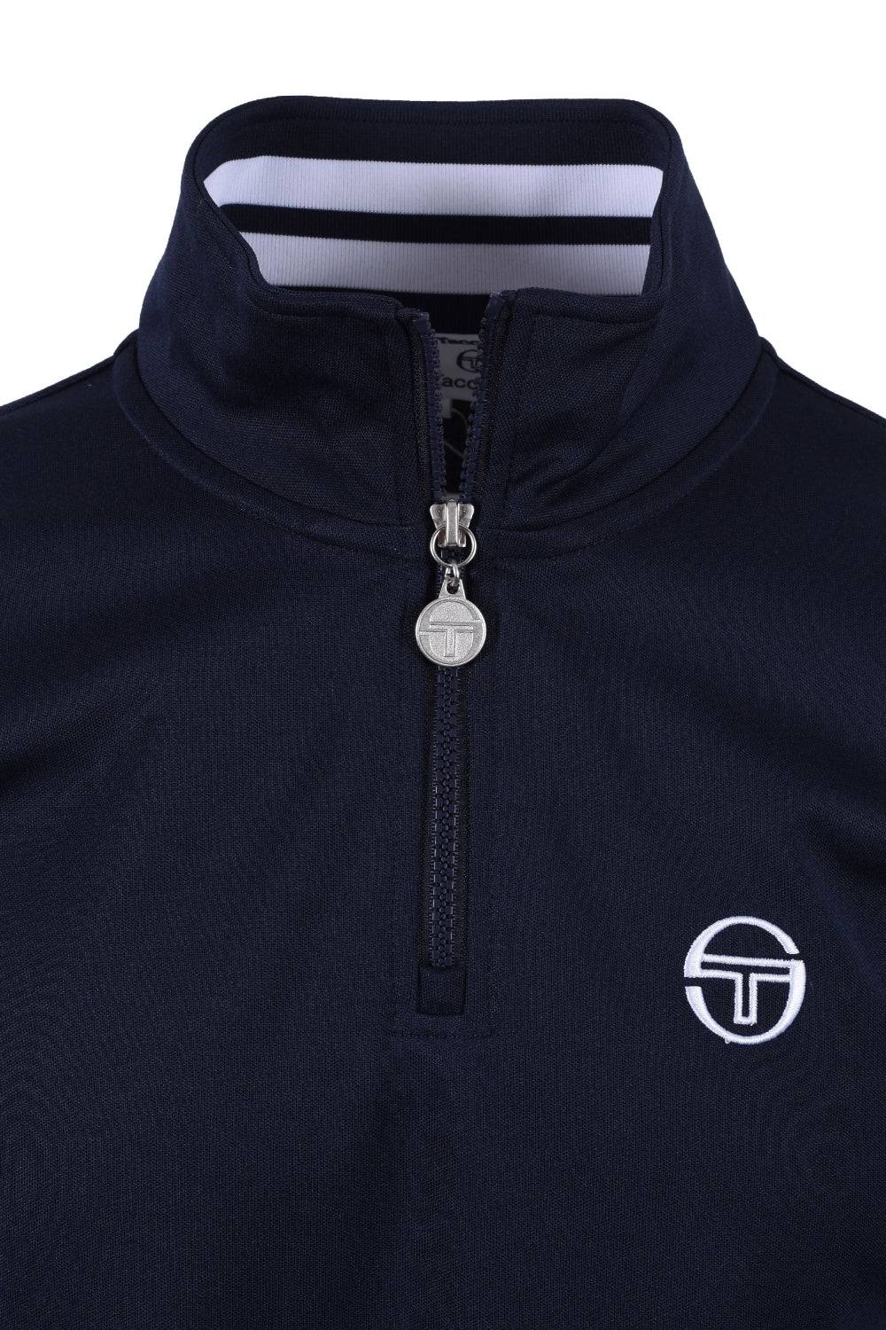 Sergio Tacchini New Iceberg Quarter Zip in Navy - Image 2