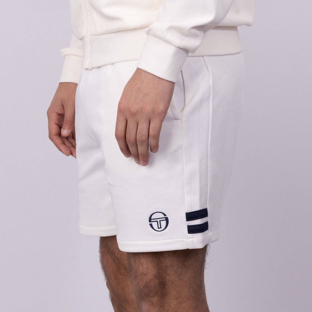 Sergio Tacchini New Orion Jogger Sweat Short Gardenia/Maritime Blue - Image 4