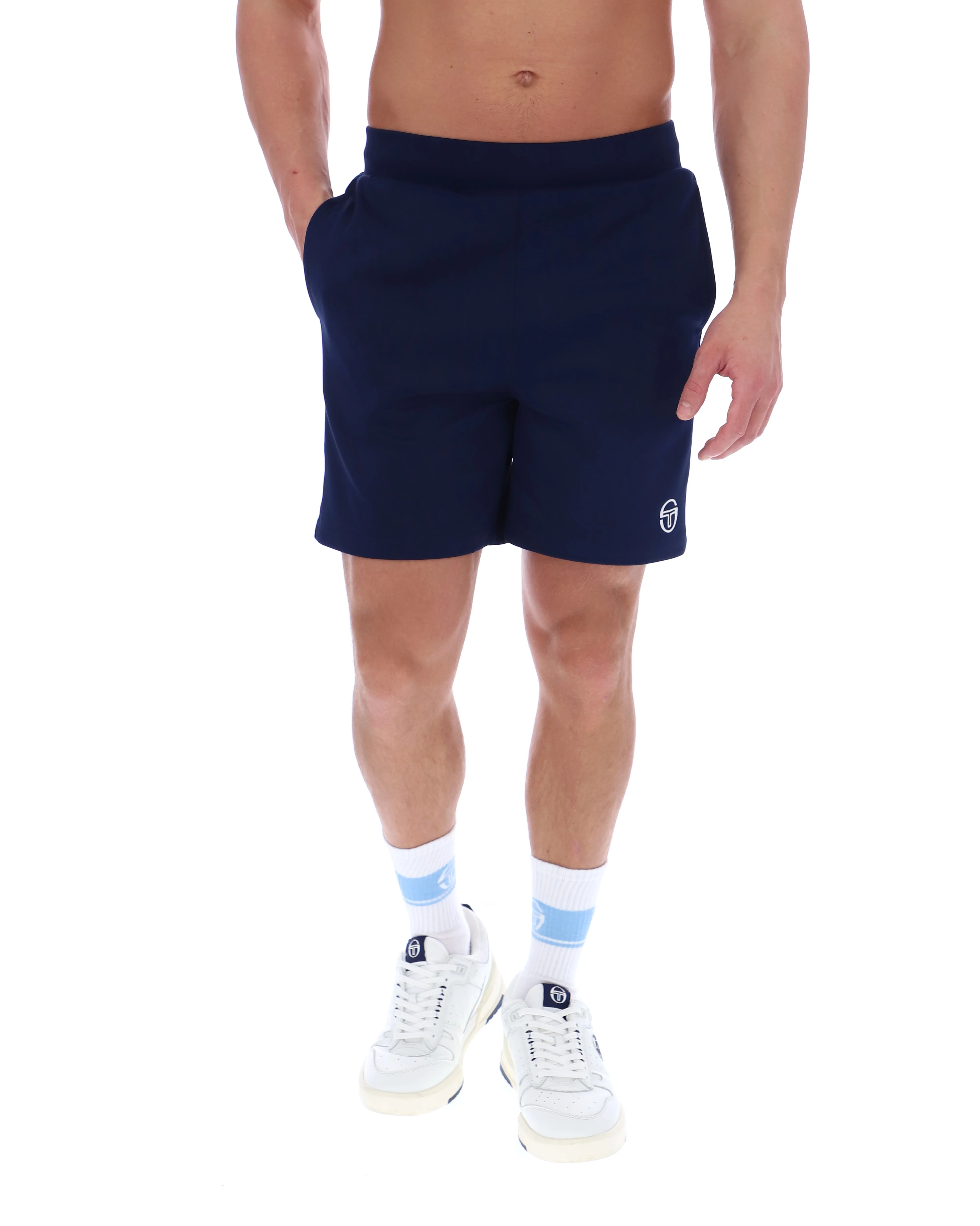 Sergio Tacchini New Orion Short Maritime Blue/Orange Pepper - Image 3