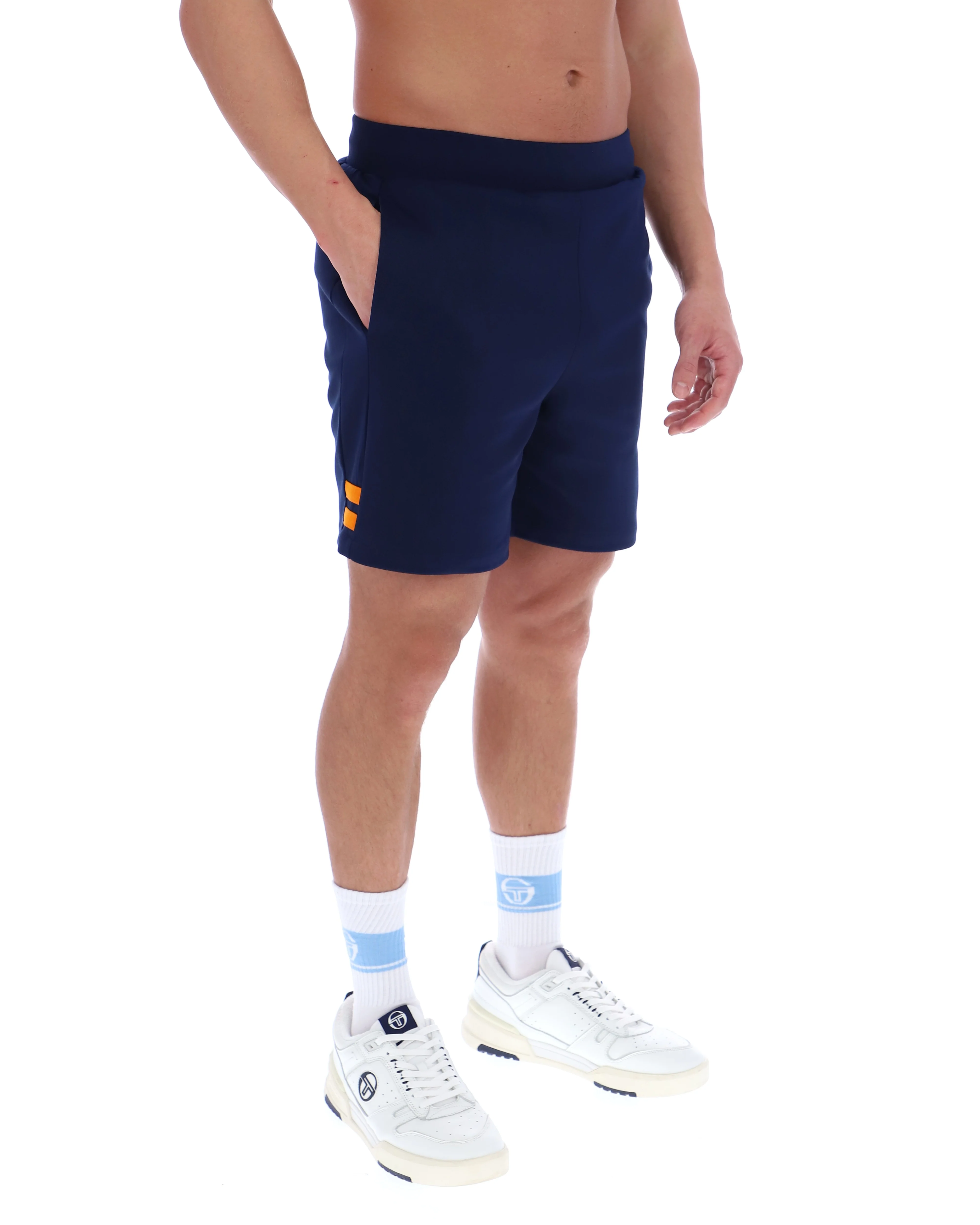 Sergio Tacchini New Orion Short Maritime Blue/Orange Pepper - Image 4