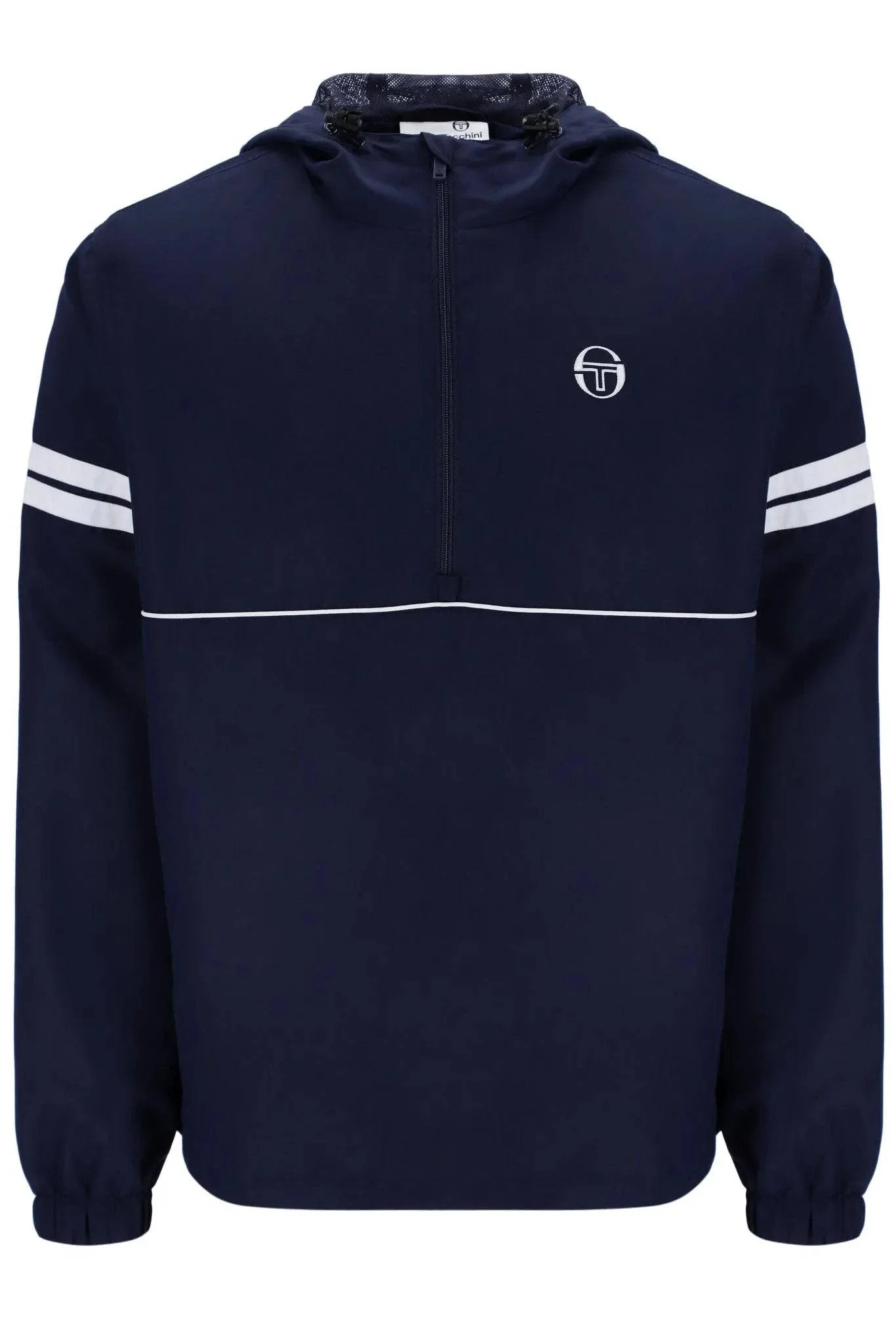 Sergio Tacchini Orion Anorak In Maritime Blue - Image 2