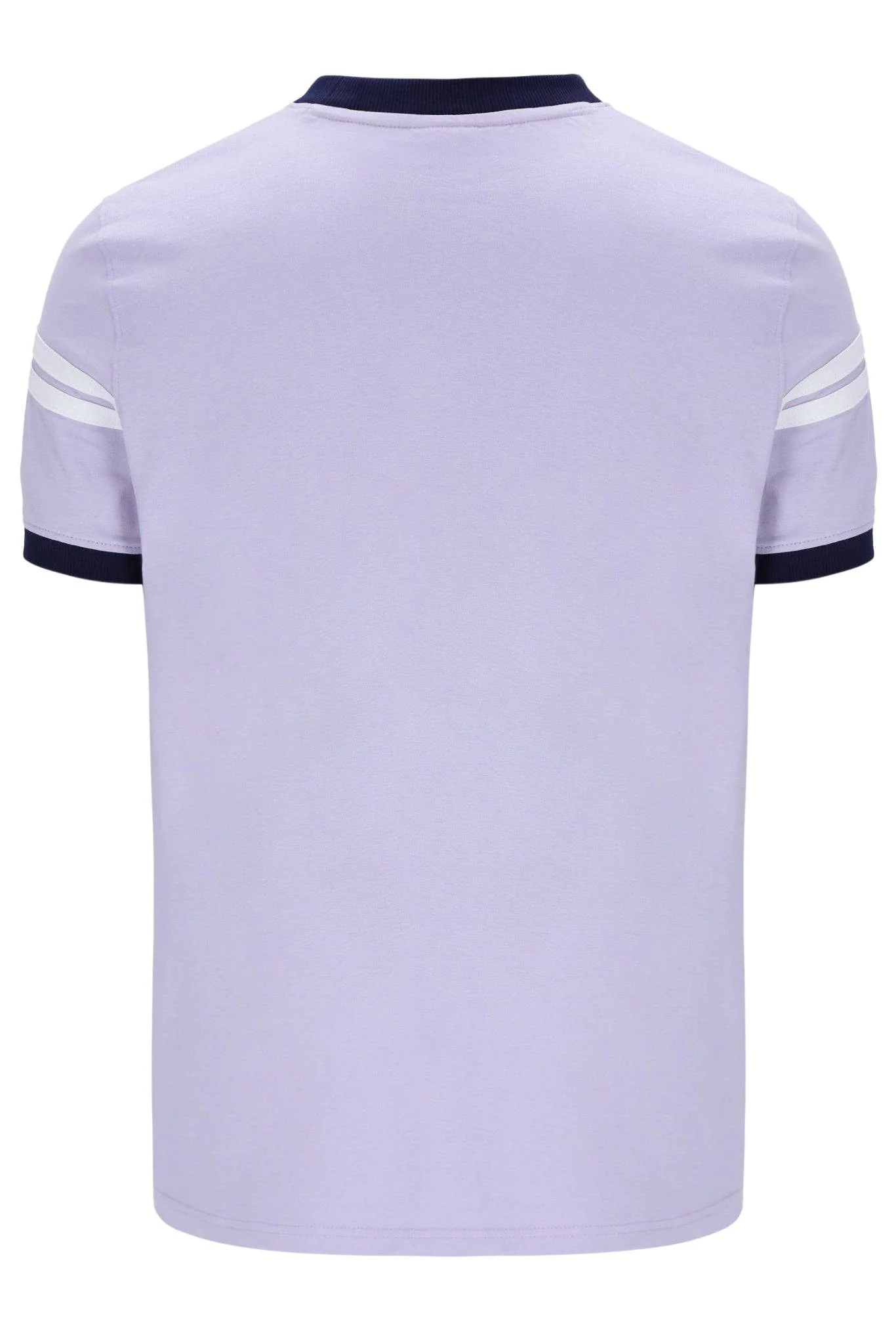 Sergio Tacchini Orion Davis Ringer T-Shirt In Thistle/Maritime Blue/White - Image 8