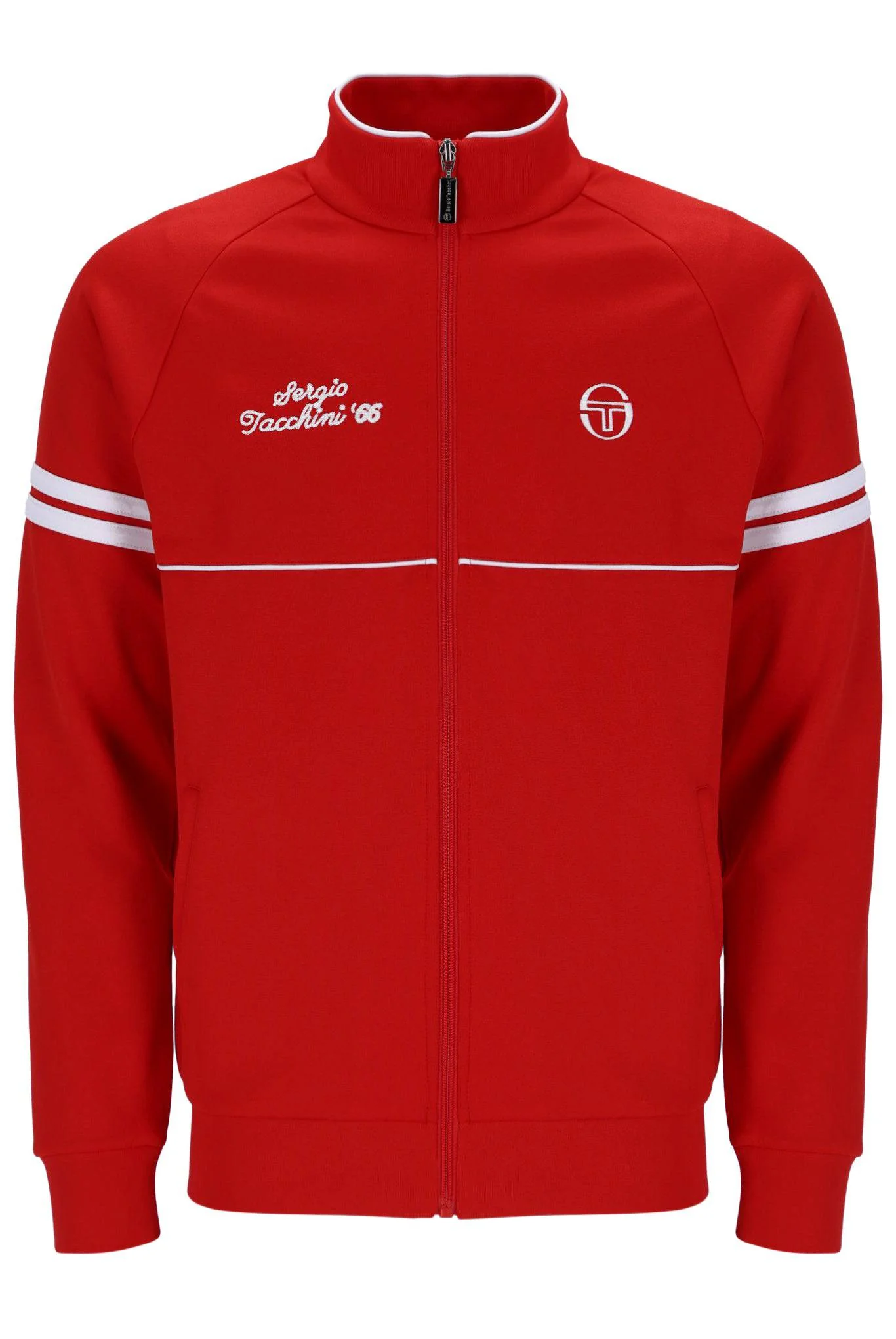 Sergio Tacchini Orion Davis Track Top In Adrenaline Rush/White