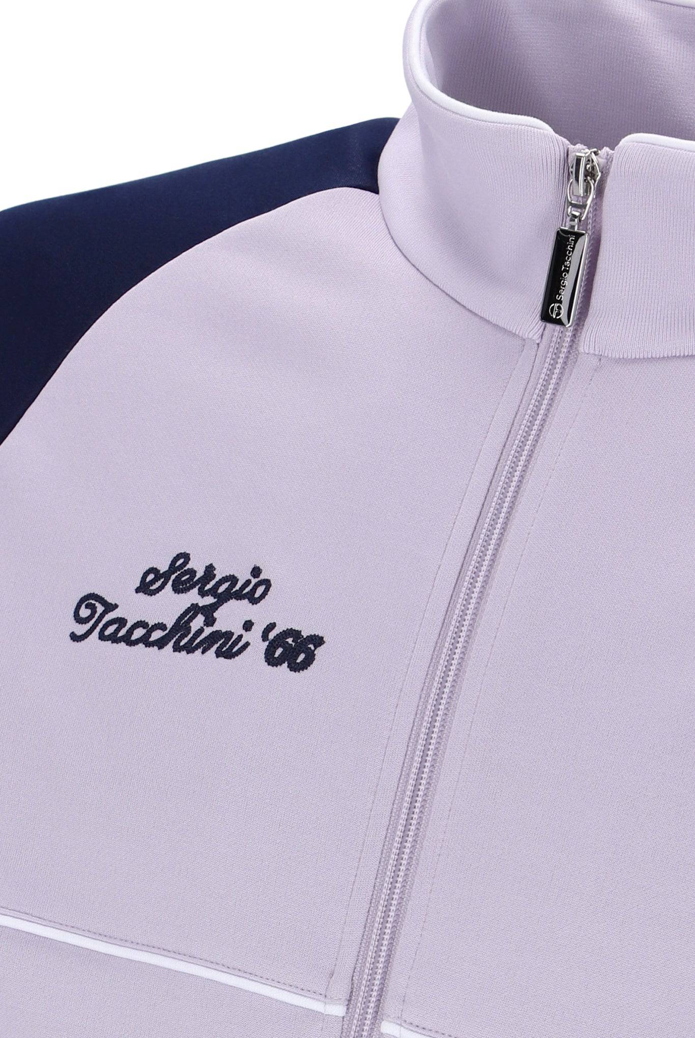 Sergio Tacchini Orion Davis Track Top In Thistle/Maritime Blue/White - Image 6