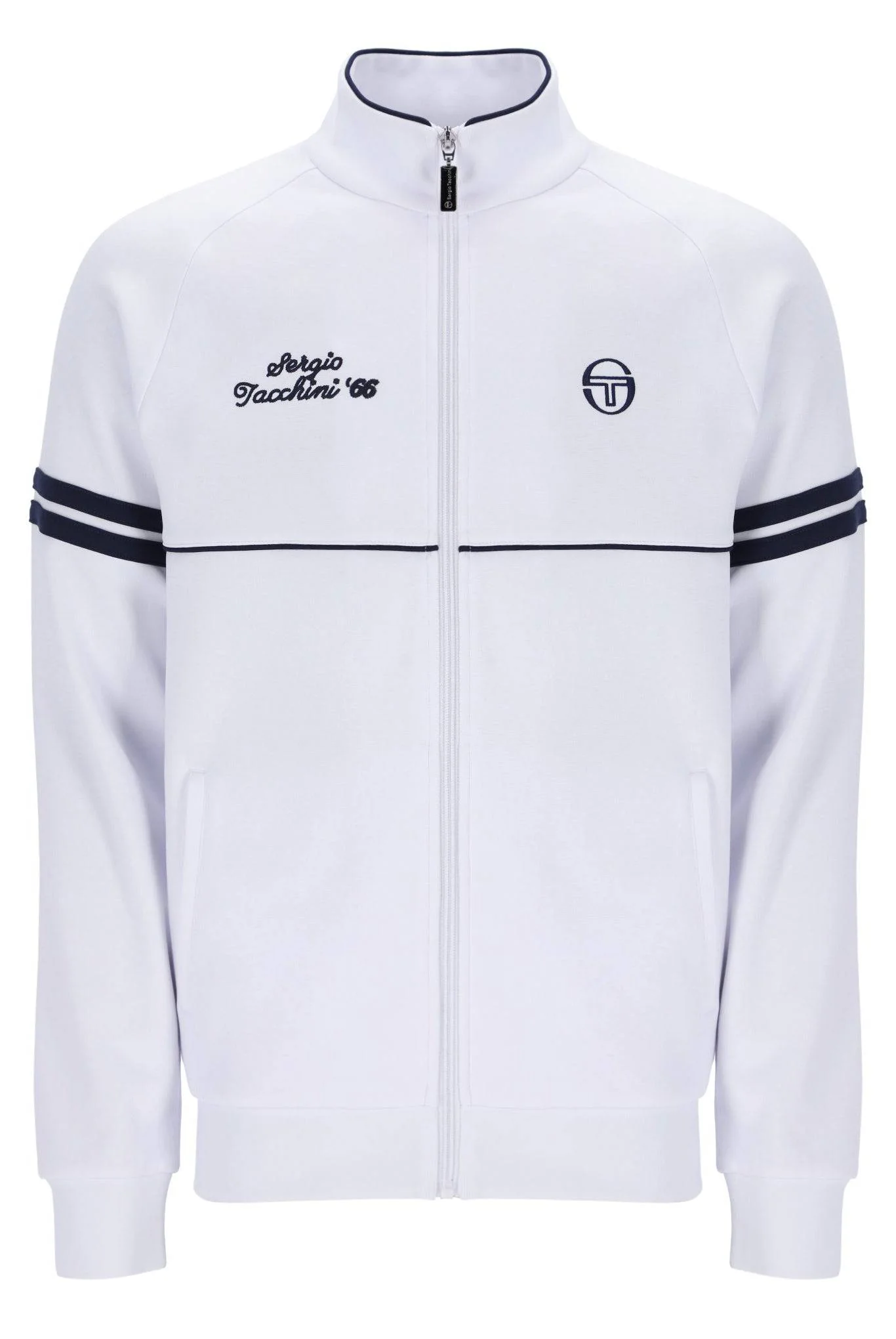 Sergio Tacchini Orion Davis Track Top White/Maritime Blue