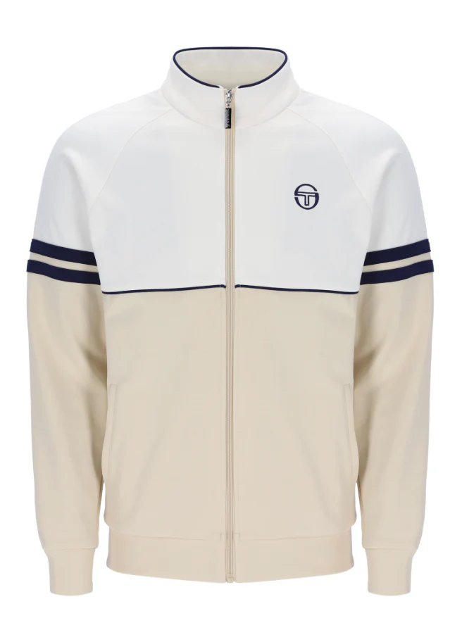 Sergio Tacchini Orion Track Top Gardenia/Sandshell/Maritime Blue - Image 2