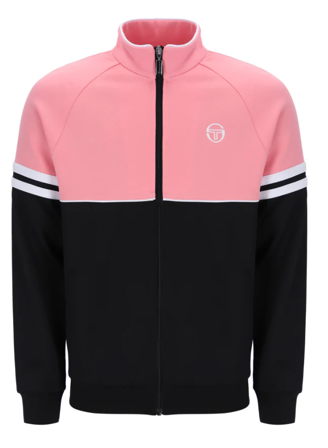 Sergio Tacchini Orion Track Top Geranium Pink/Black/White